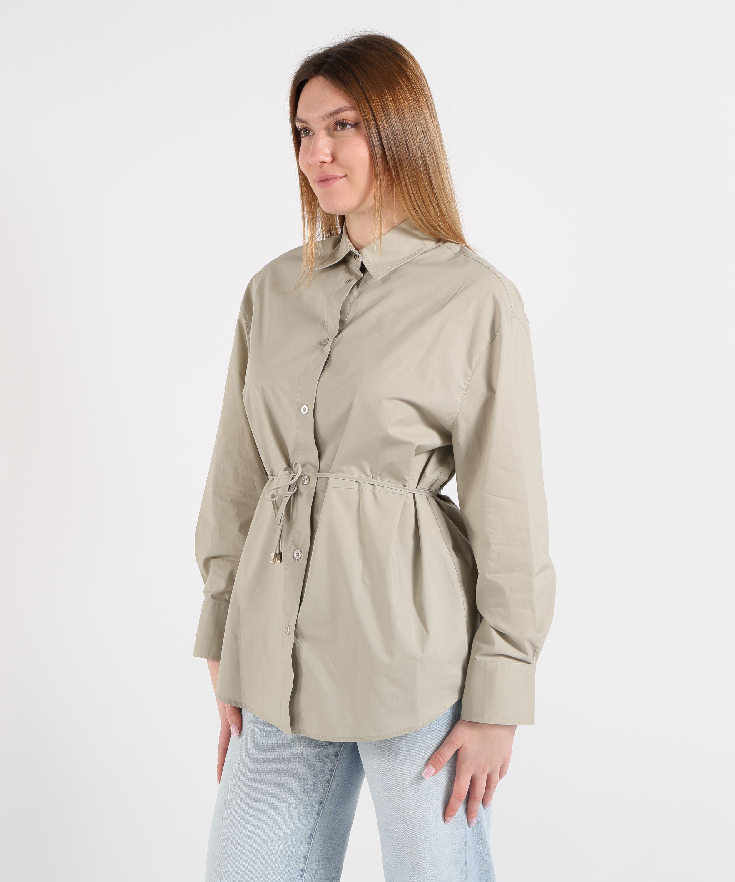 Camicie LIUJO WHITE Camicia in popeline Grigio | LIUJO WHITE