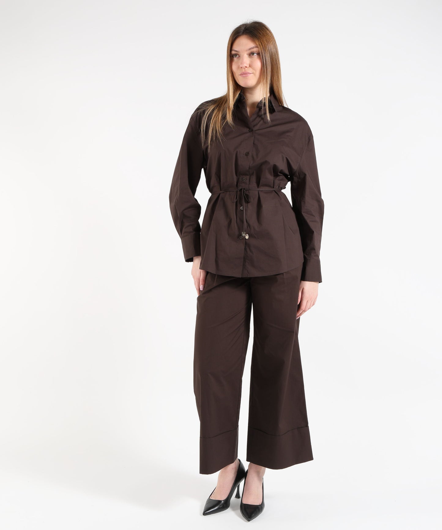LIUJO WHITE Camicia in popeline