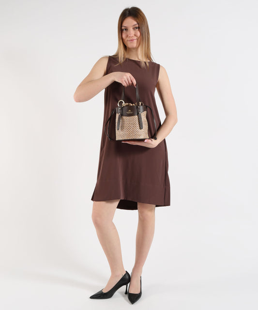 Borse CUOIERIA FIORENTINA  Secchiello Amber Cioccolato | CUOIERIA FIORENTINA