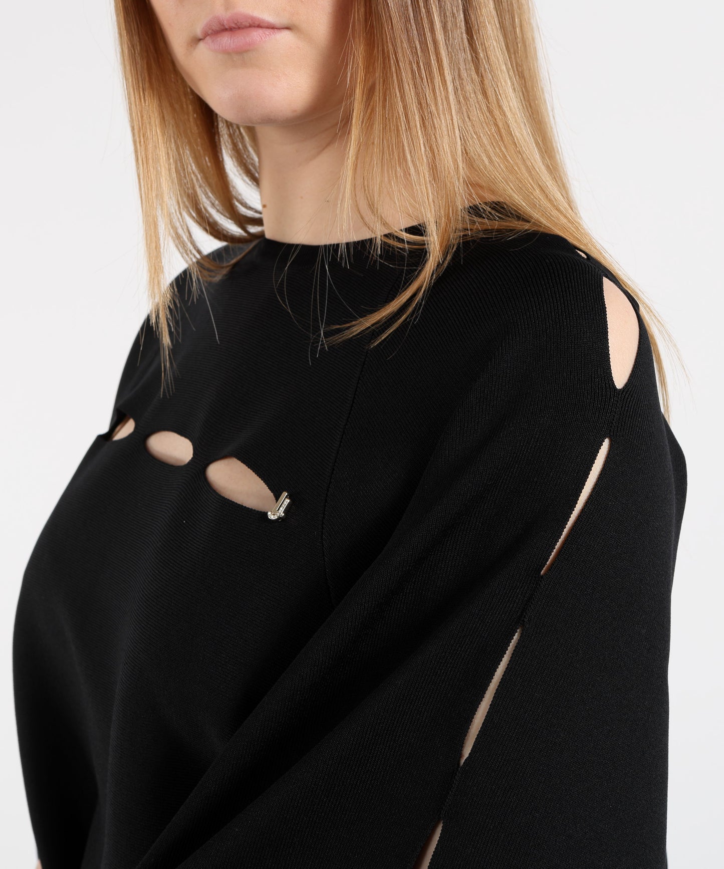 LIUJO BLACK Cut-out top
