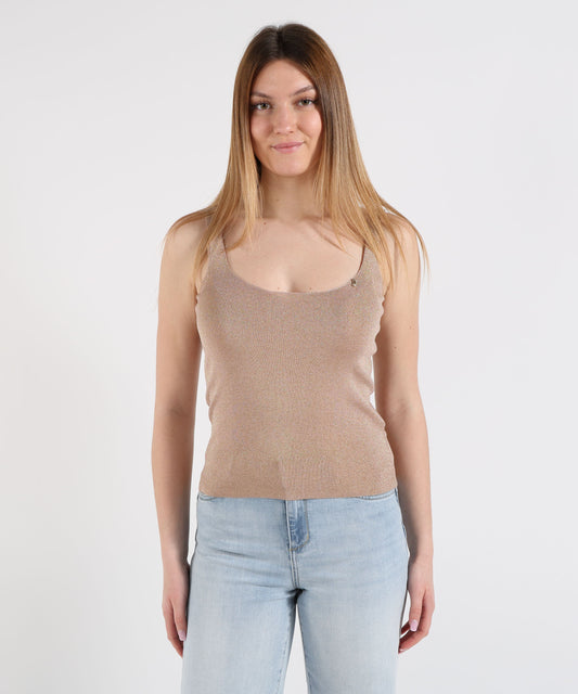 LIUJO BLACK Top in maglia