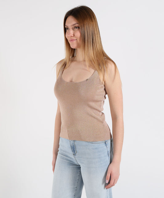 LIUJO BLACK Top in maglia