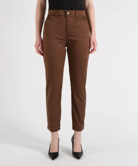 Trousers LIUJO WHITE Capri Chino Pants Biscotto | LIUJO WHITE