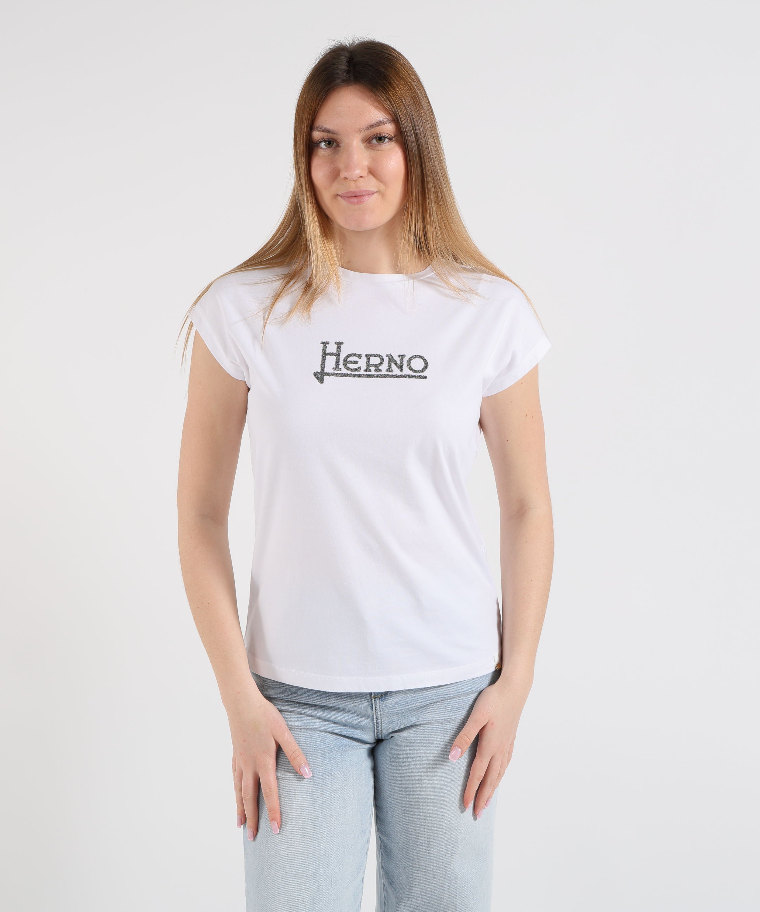 HERNO T-shirt con scritta
