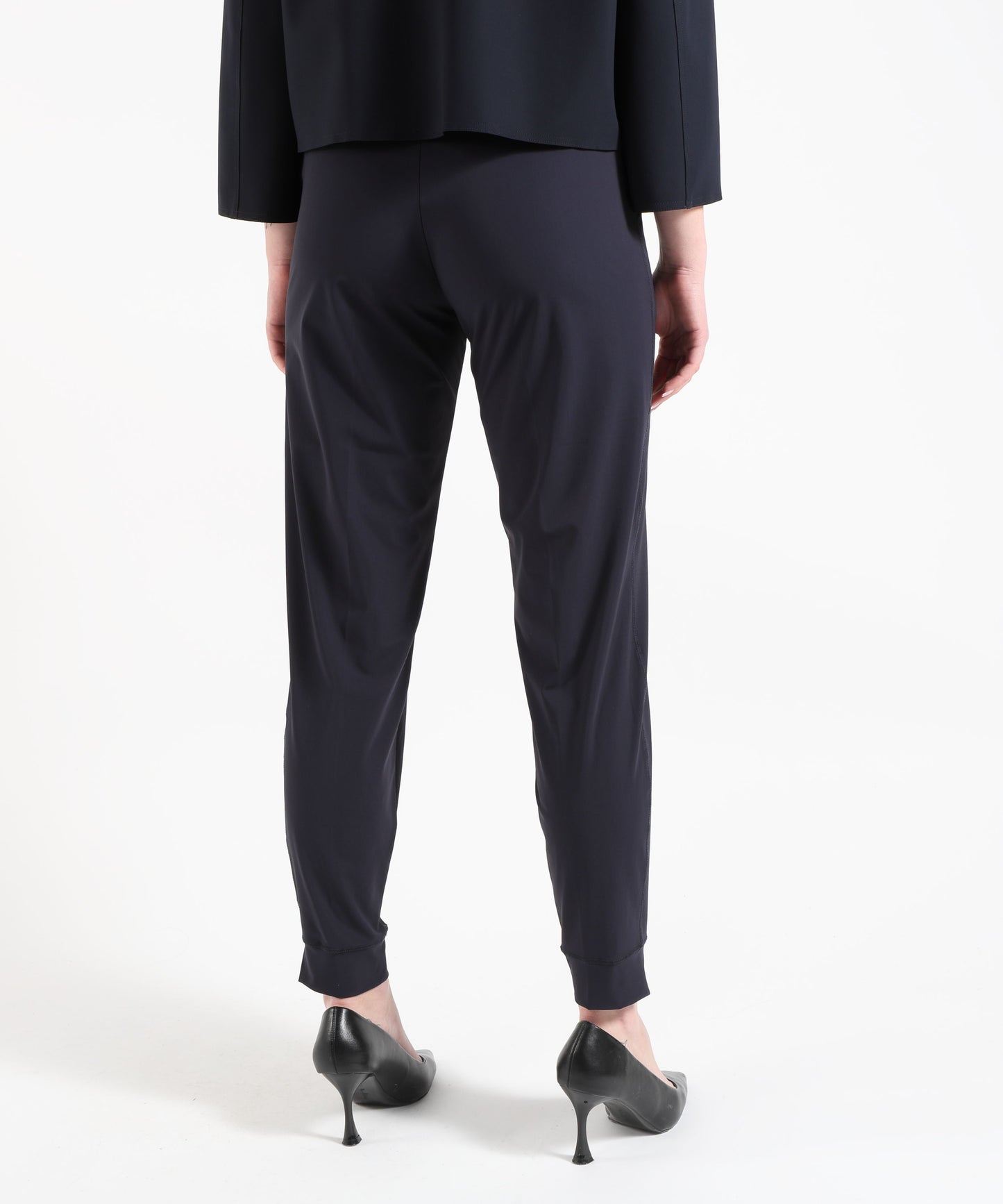 HERNO Women’s Pants by Herno in Technical Jersey with Drawstring