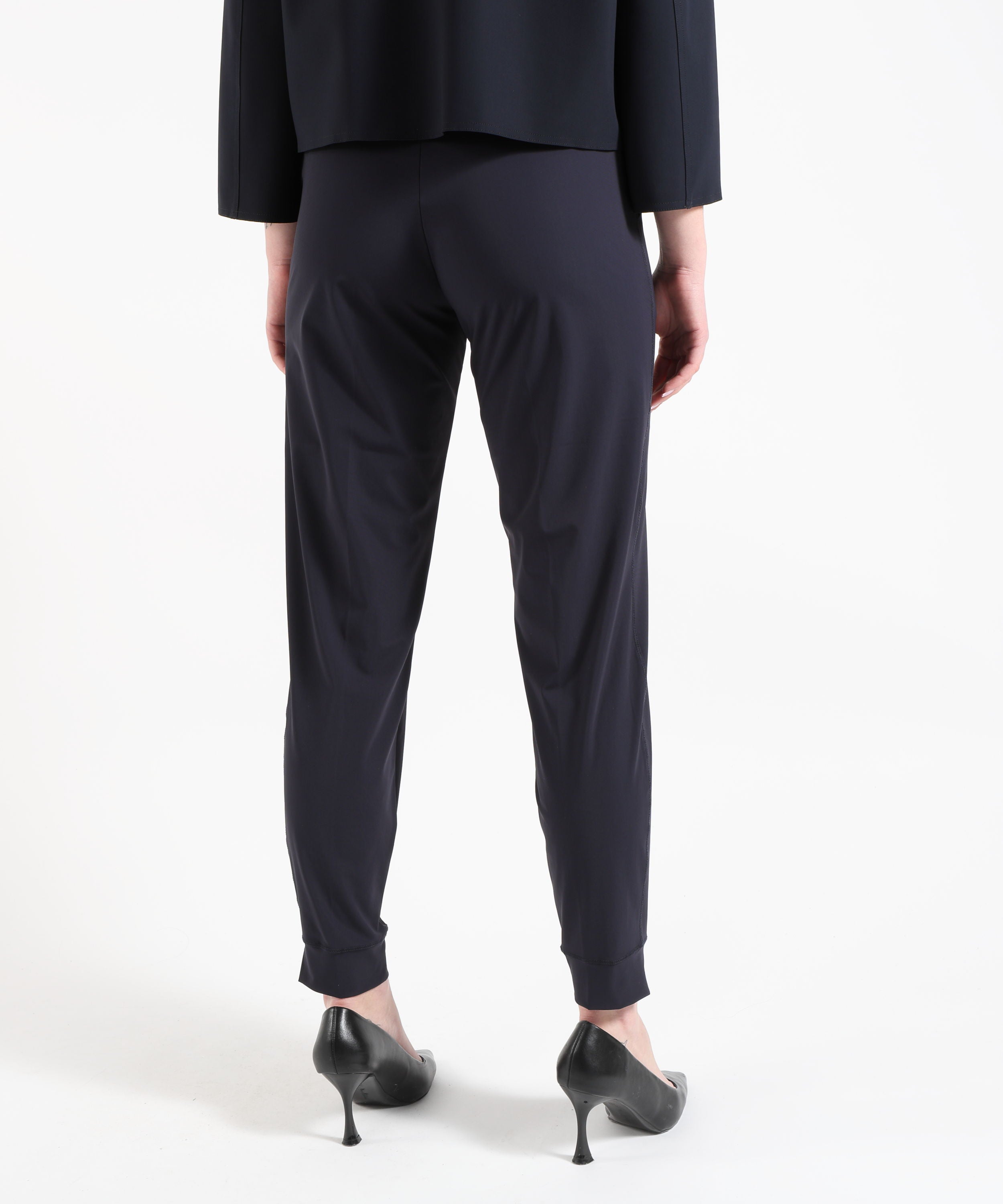 HERNO Pantaloni Donna Herno in Jersey Tecnico con Coulisse