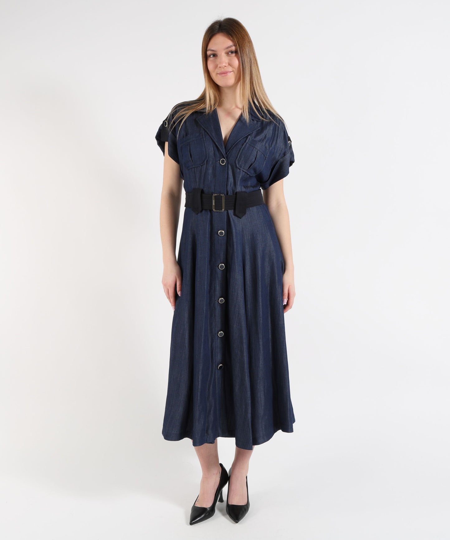 LIUJO denim Abito in denim leggero