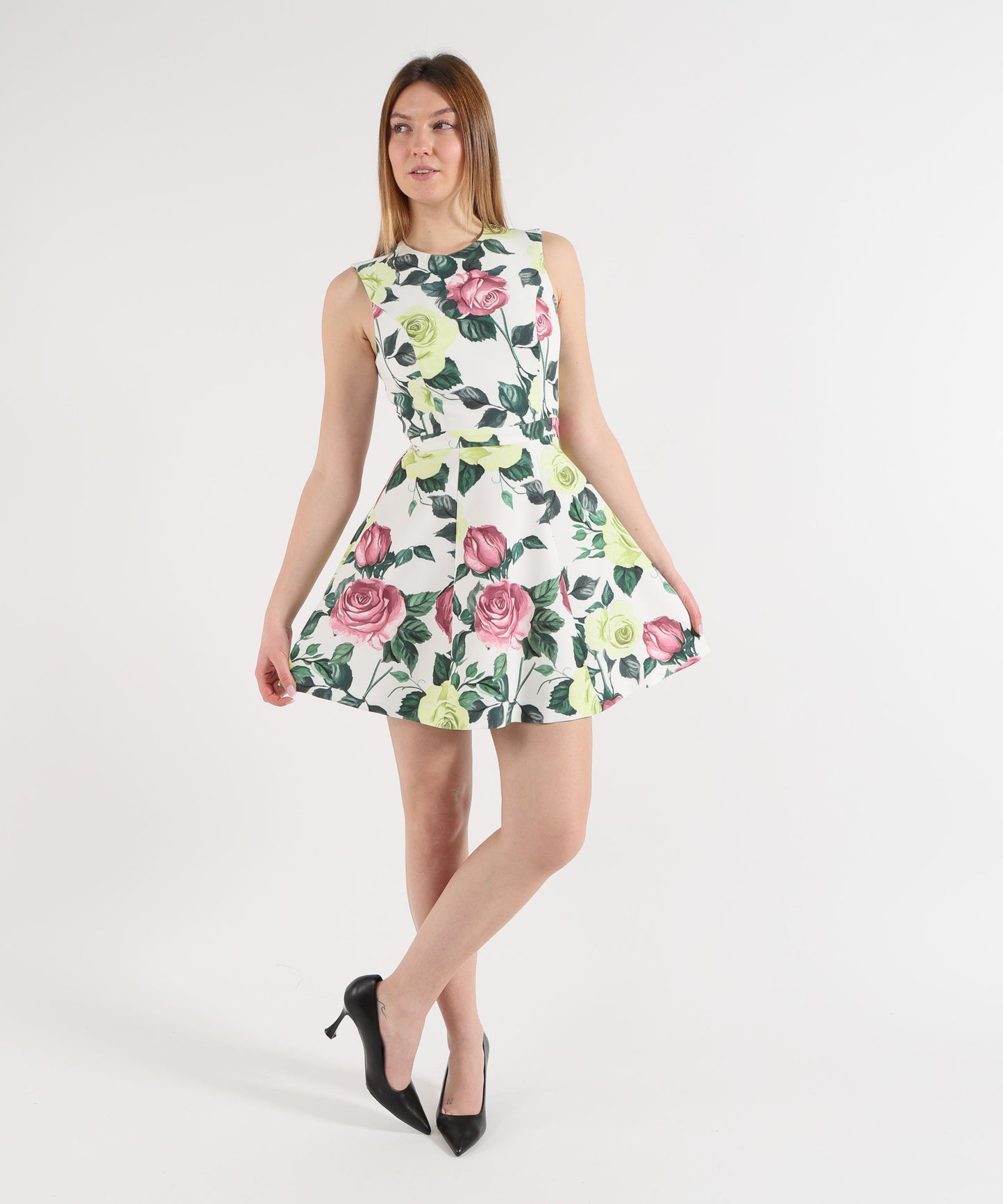 SILENCE LIMITED soft mini dress