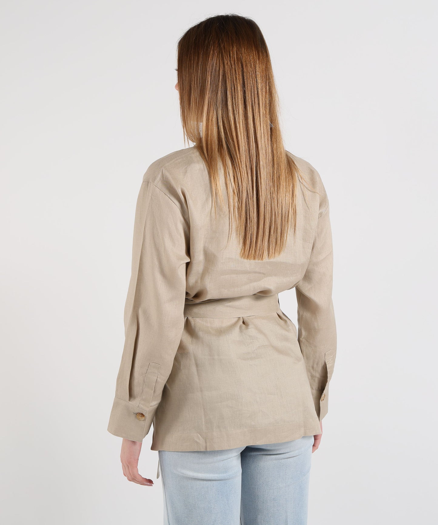 PENNYBLACK Fico Linen Shirt Jacket