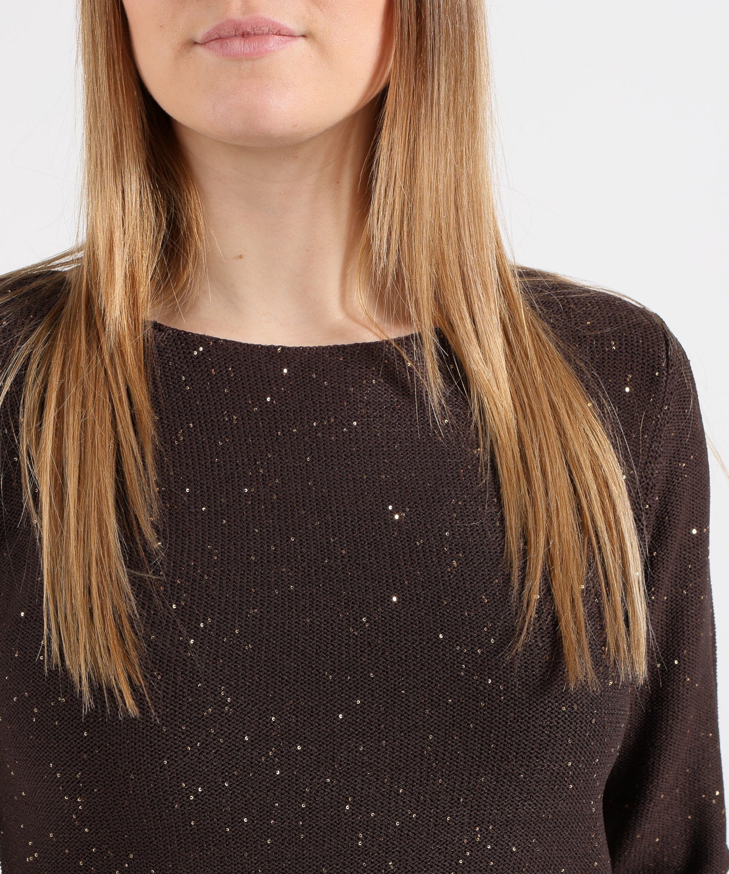 MAIDA MILA  Women’s Crewneck Sweater with Sequins