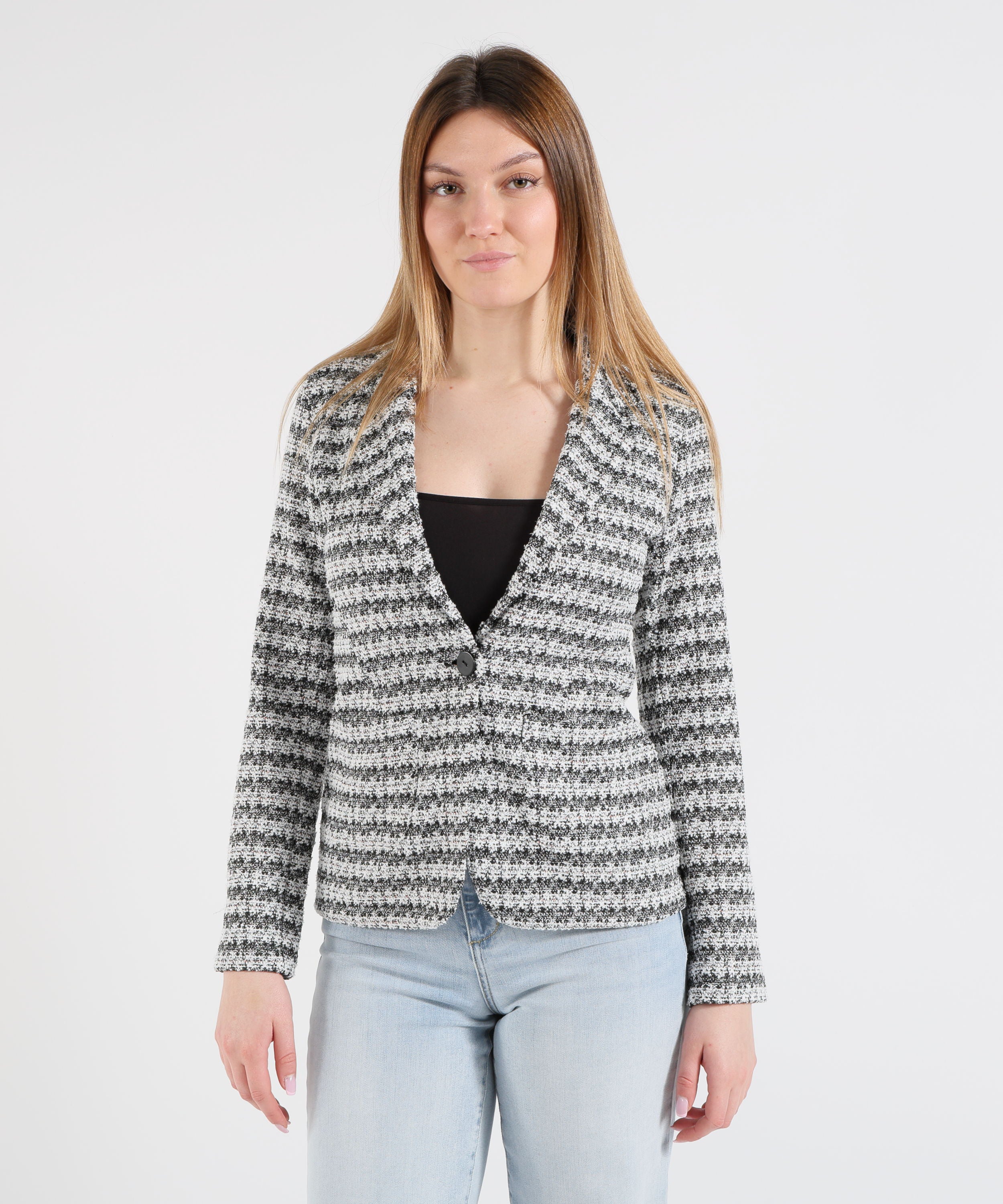 Blazer MAIDA MILA Giacca Monopetto Nero | MAIDA MILA