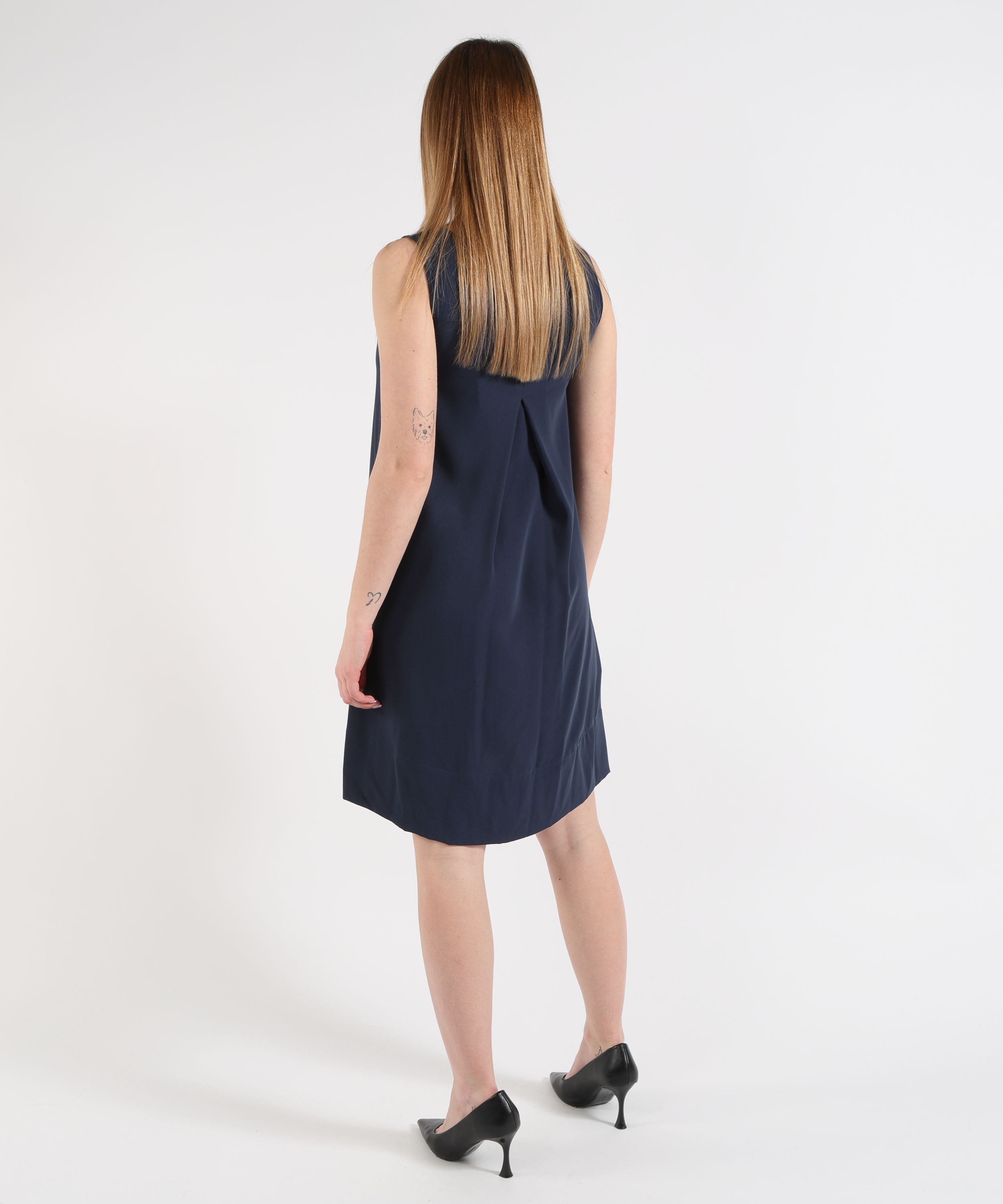 MAIDA MILA Abito Midi Smanicato Donna