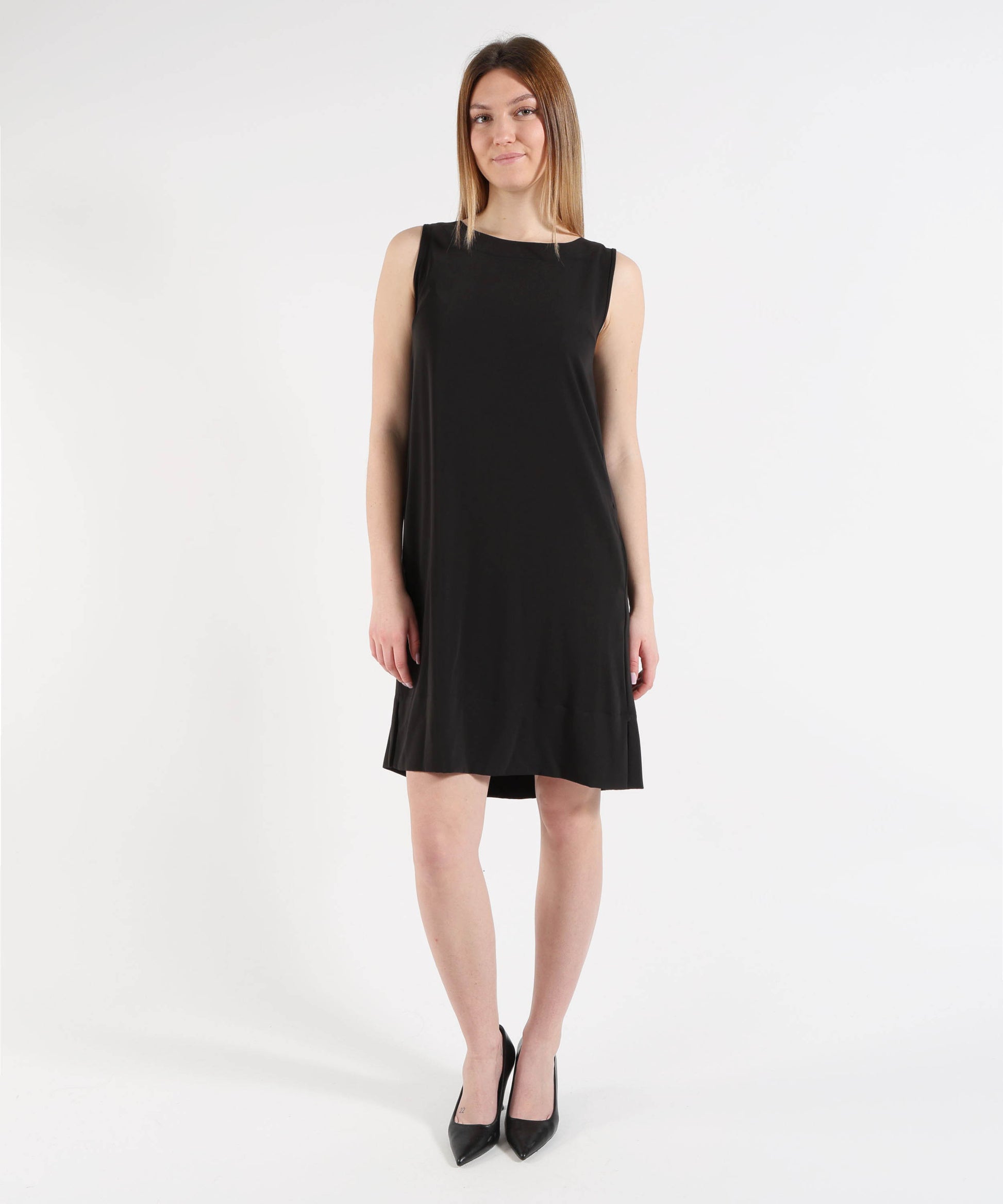 Dresses &amp; Suits MAIDA MILA Women’s Sleeveless Midi Dress Nero | MAIDA MILA
