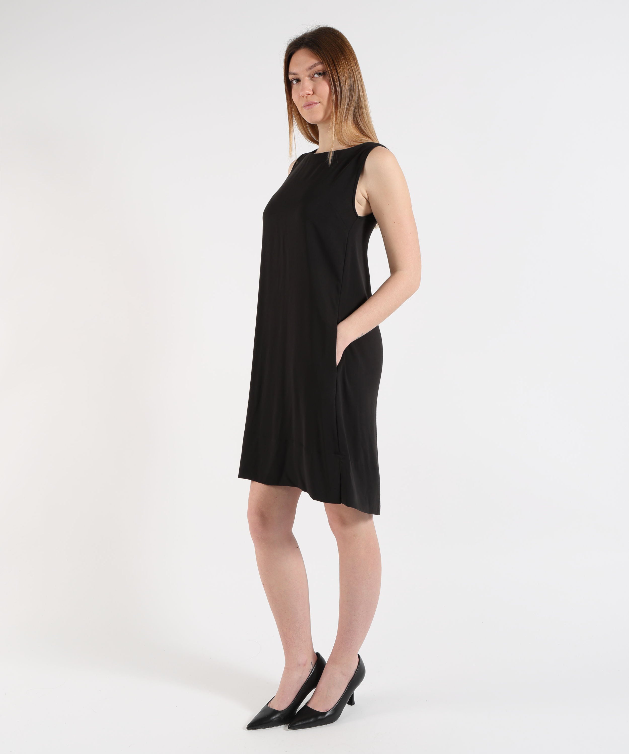 MAIDA MILA Abito Midi Smanicato Donna