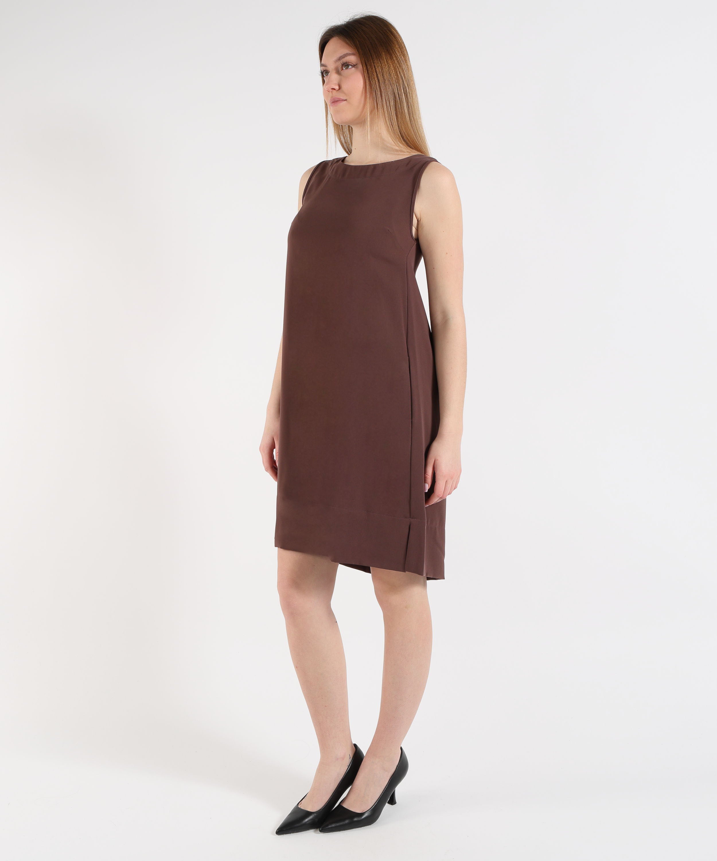 MAIDA MILA Abito Midi Smanicato Donna