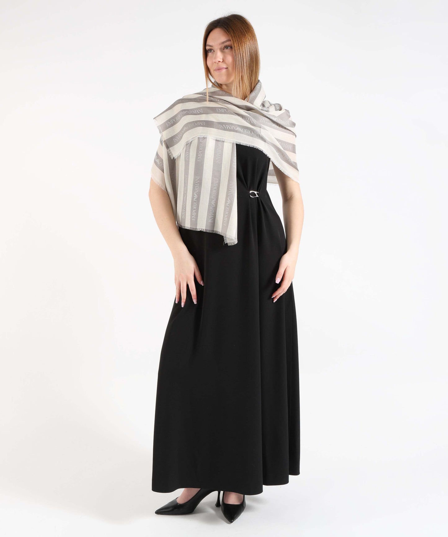 EMPORIO ARMANI Striped Stole