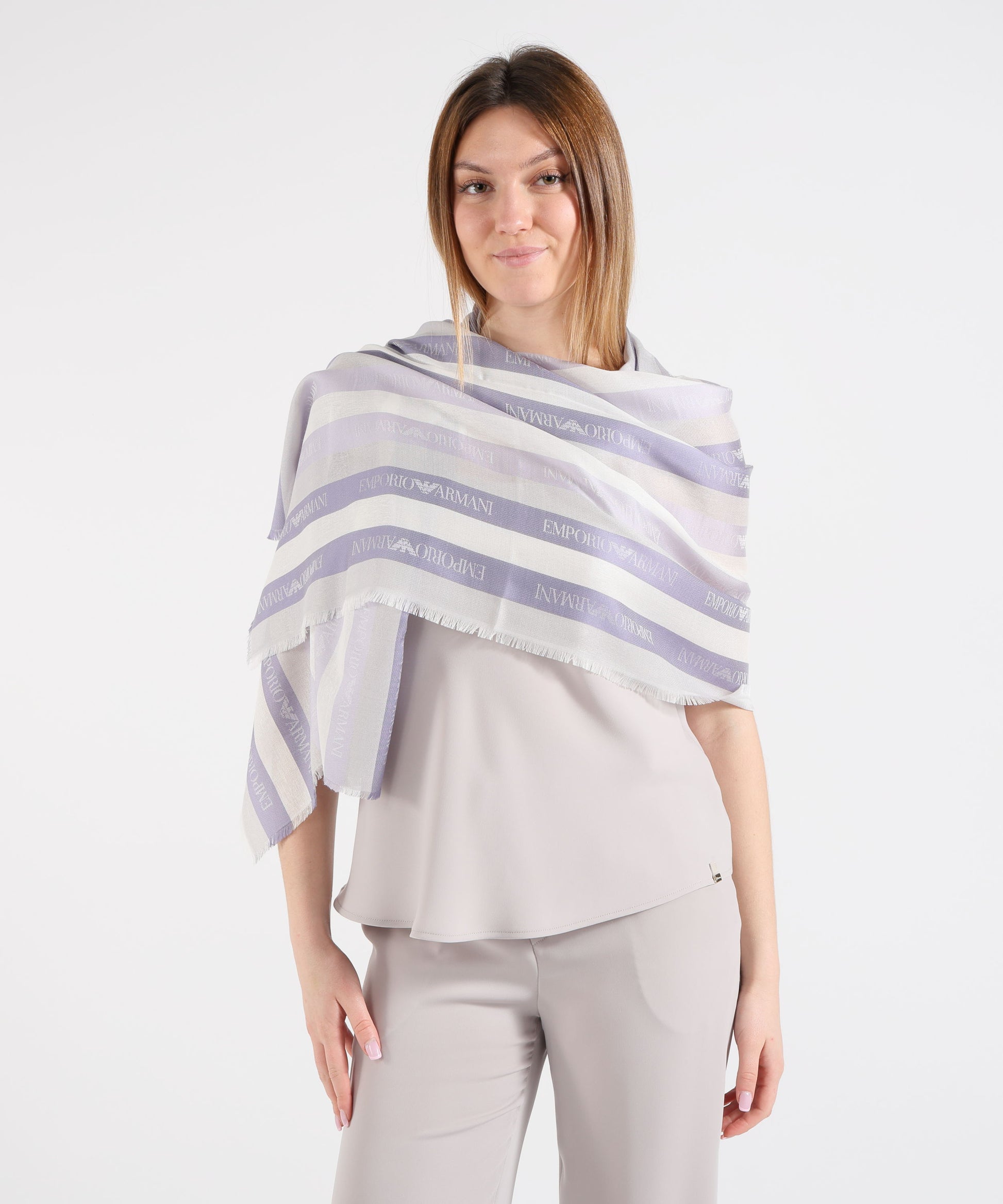 Scarves EMPORIO ARMANI Striped Stole Multicolor | EMPORIO ARMANI