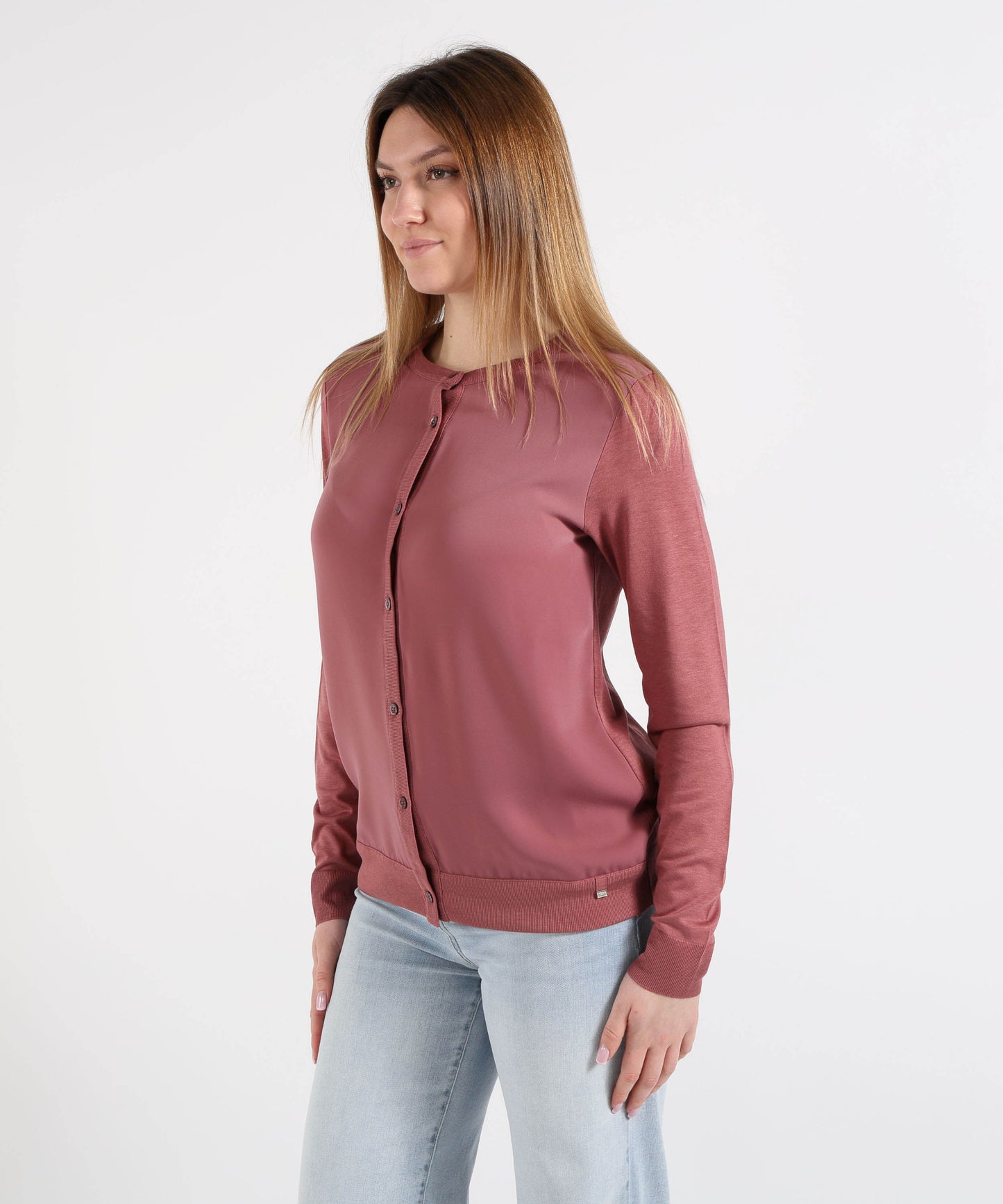 HERNO Women's Double-Fabric Cardigan with Buttons