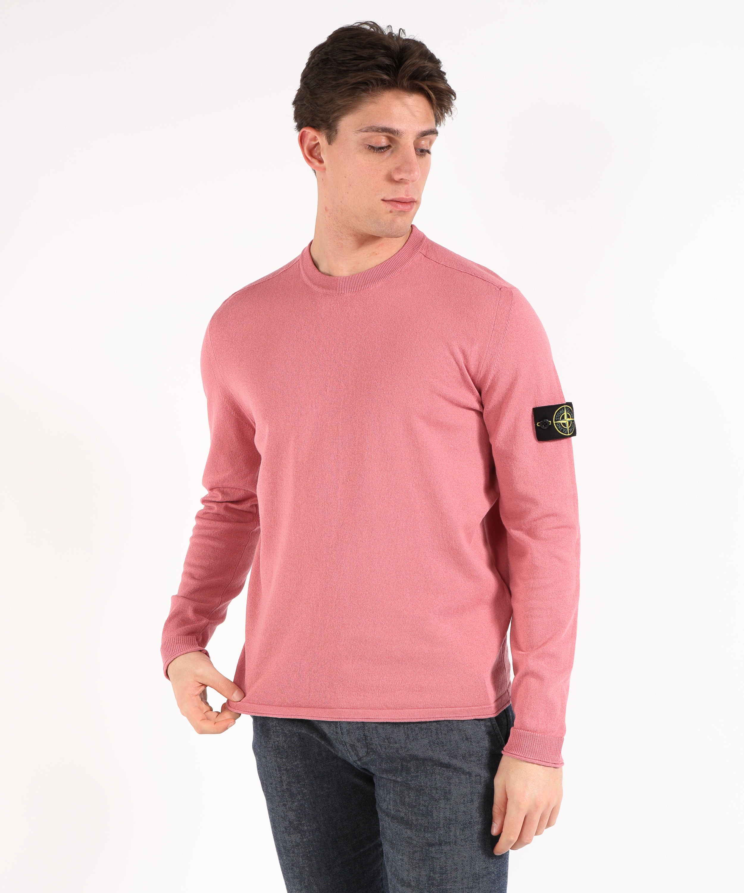 Maglie STONE ISLAND Maglia girocollo Rosa | STONE ISLAND