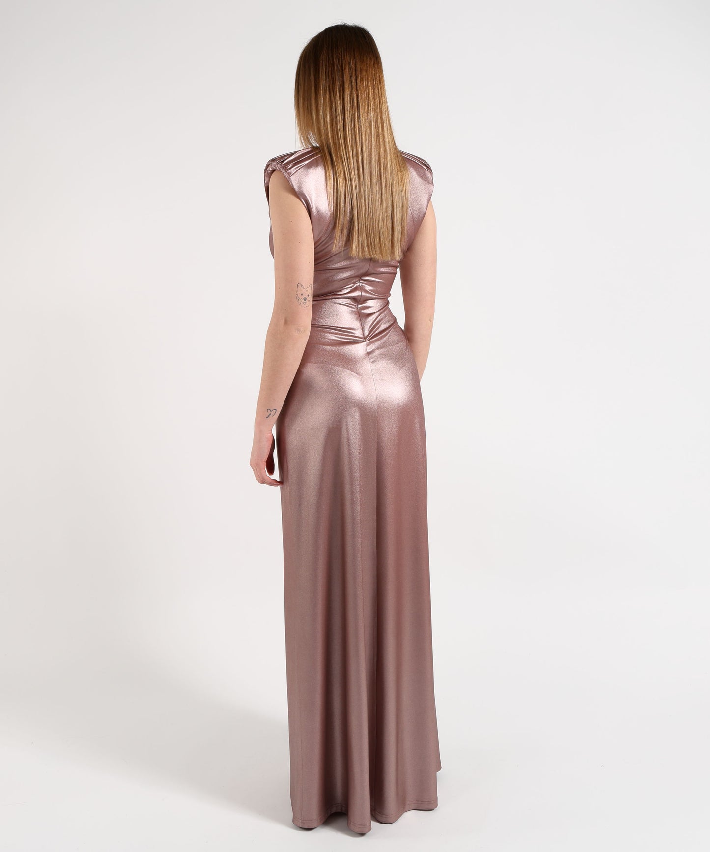 D'ANDREA COLLECTION Women’s long dress with metallic effect