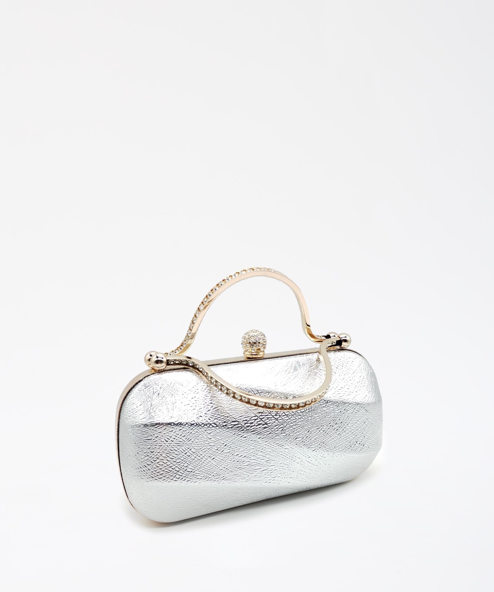 Clutch bags ENZO RUSSO Clutch with handle Argento | ENZO RUSSO