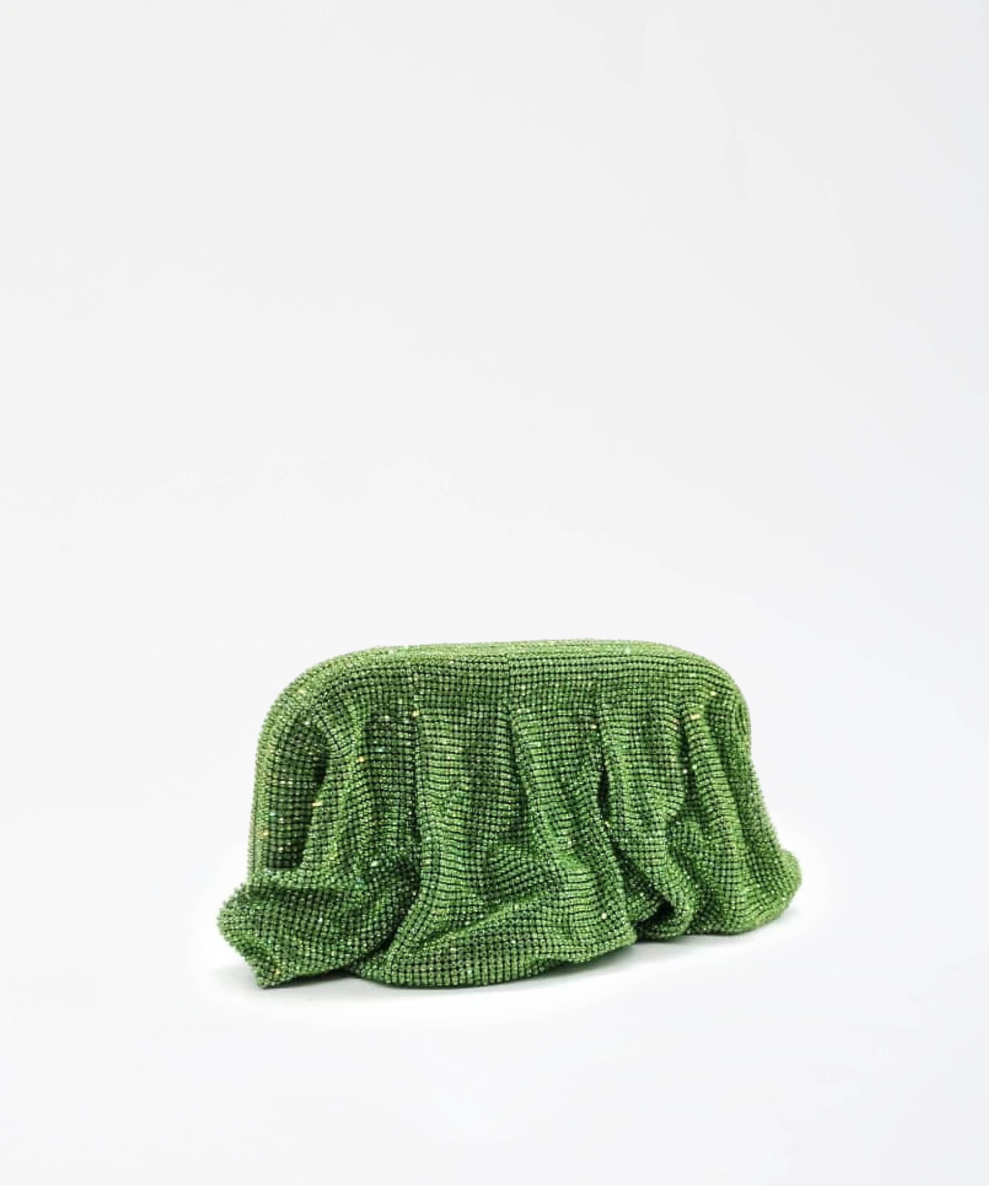 Bags ENZO RUSSO Rhinestone clutch Verde | ENZO RUSSO