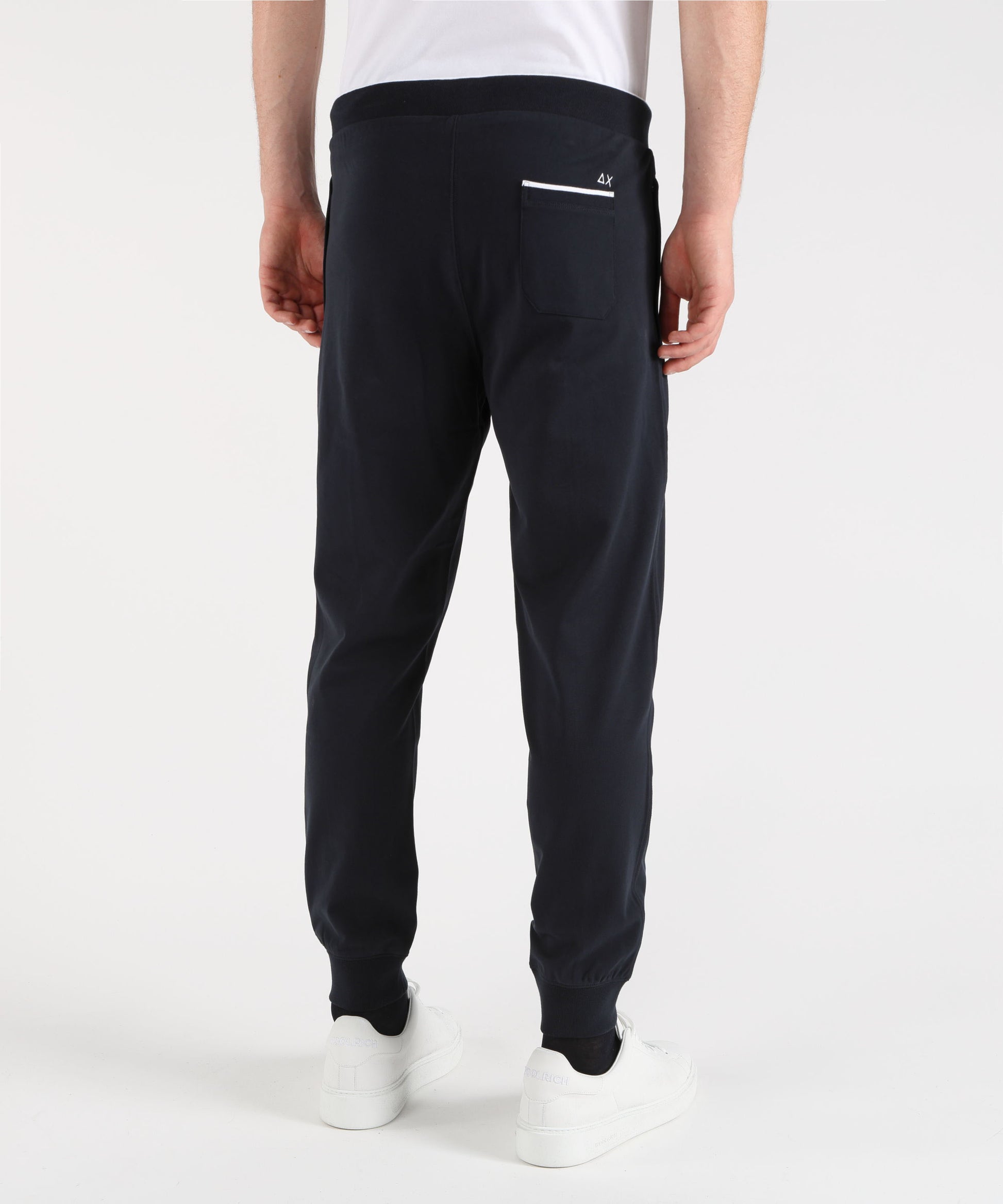 Trousers SUN 68 Cotton piqué trousers Navy | SUN 68