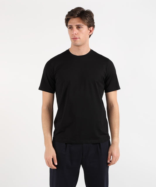 HERNO T-SHIRT IN SUPERFINE COTTON STRETCH