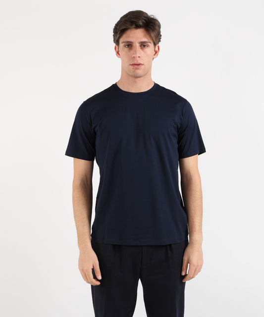 HERNO T-SHIRT IN SUPERFINE COTTON STRETCH