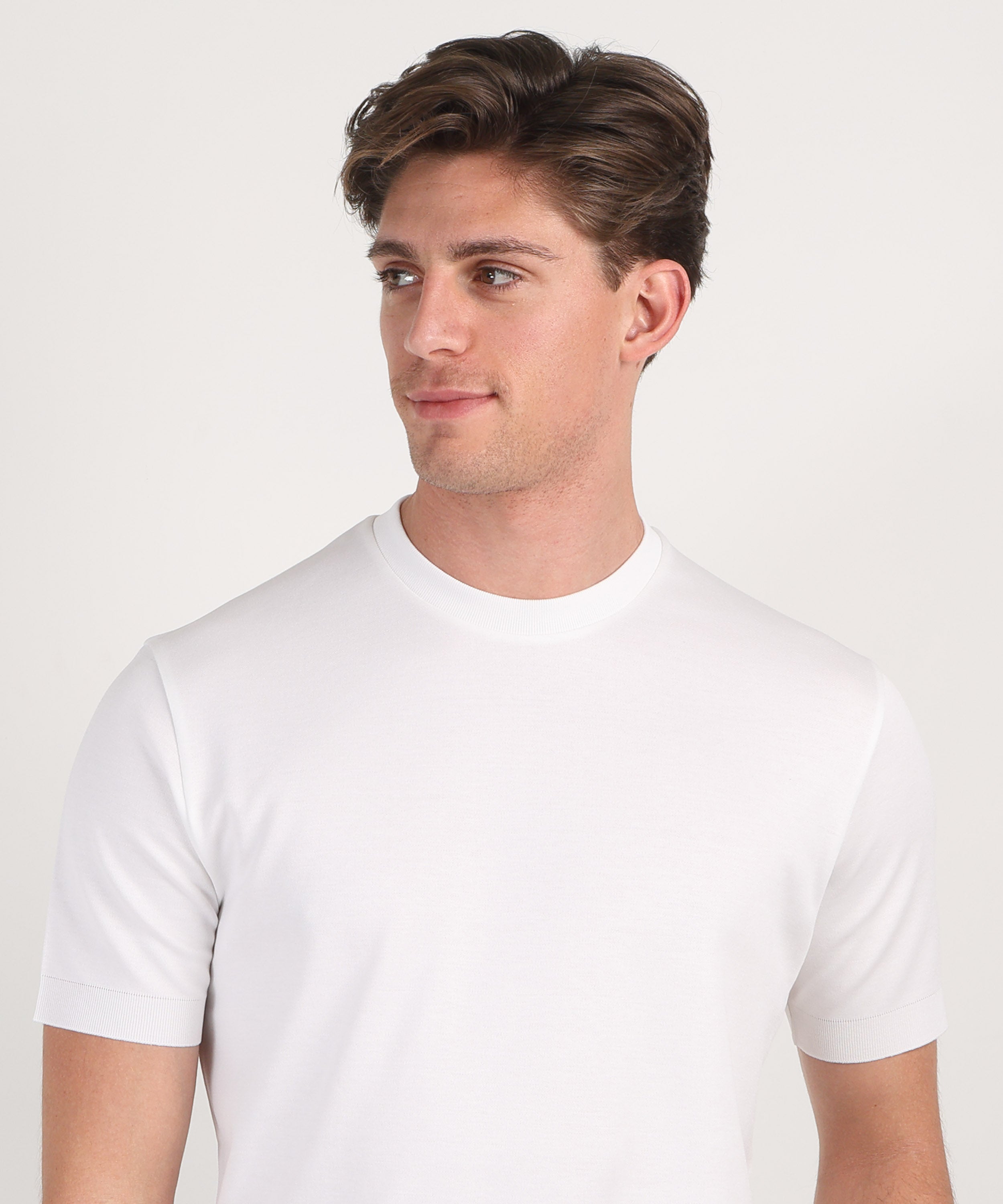 T-shirt HERNO T-shirt in jersey knit effect Bianco | HERNO