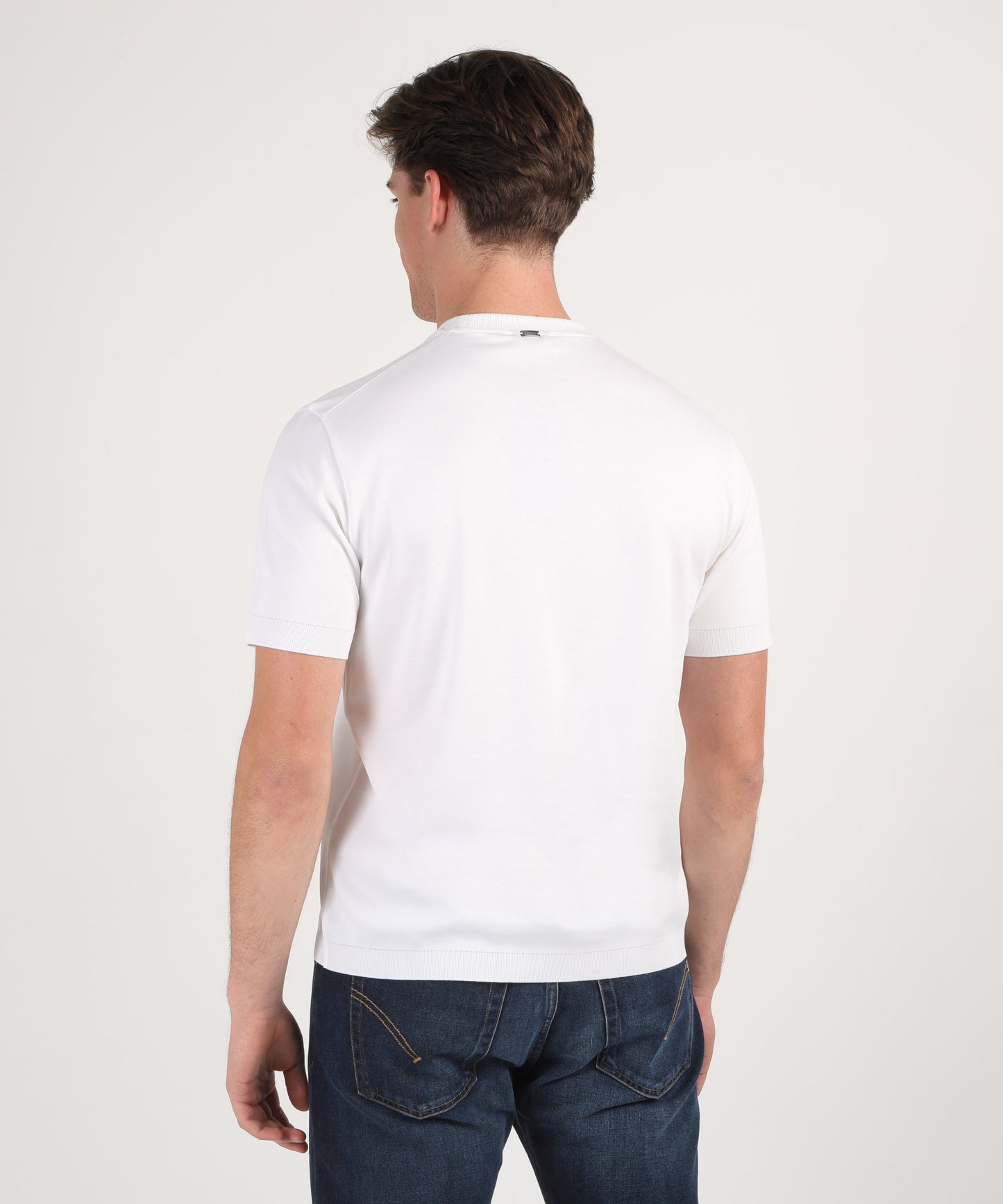 HERNO T-shirt in jersey knit effect