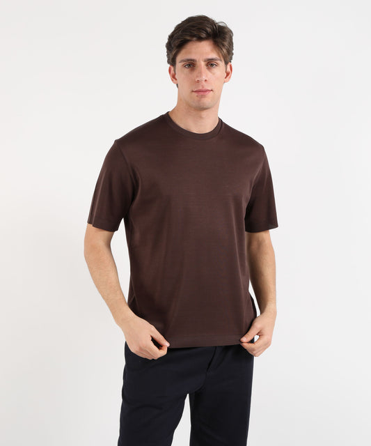 T-shirt HERNO T-shirt in jersey knit effect Moro | HERNO