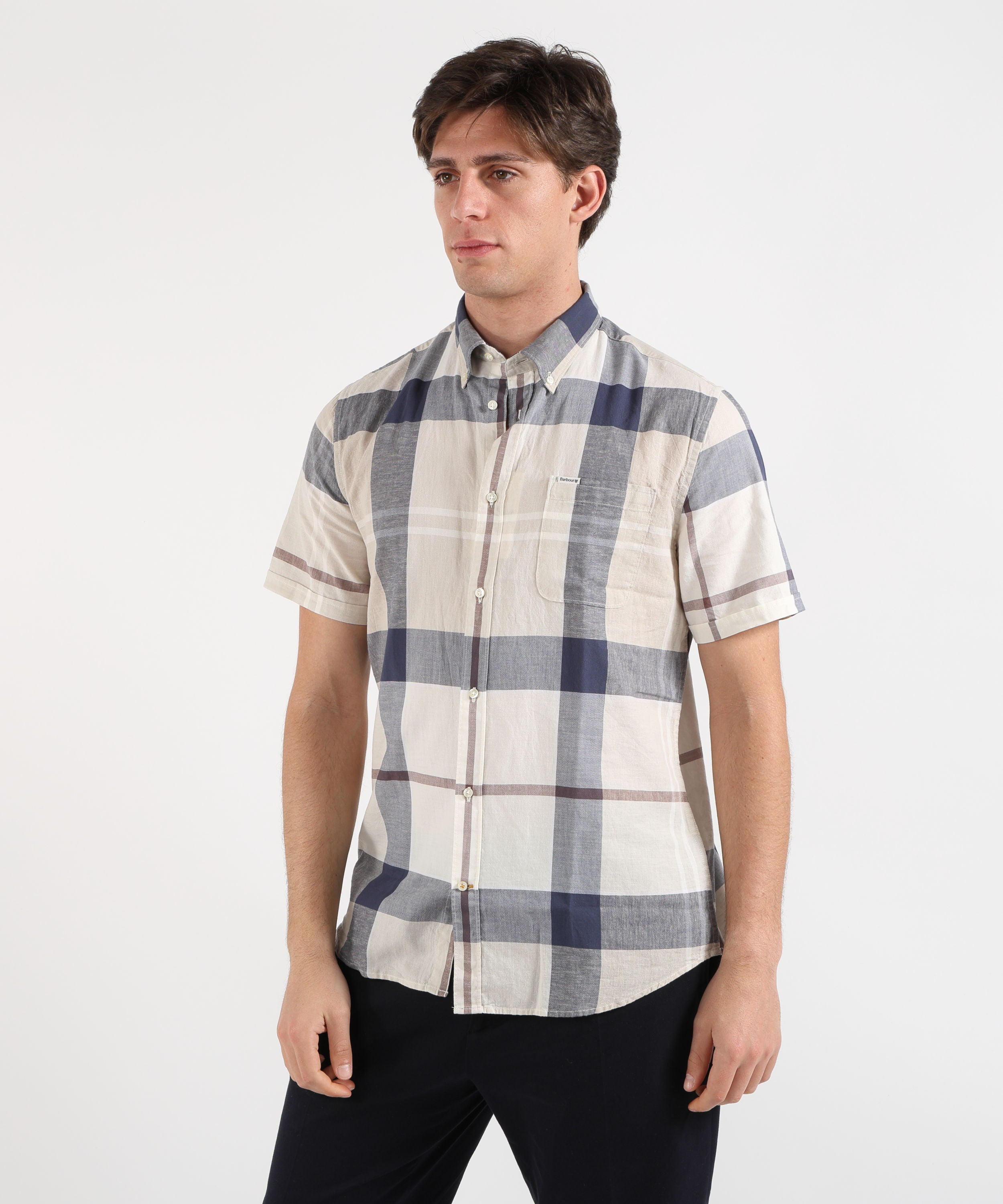 BARBOUR Camicia sartoriale a maniche corte Douglas