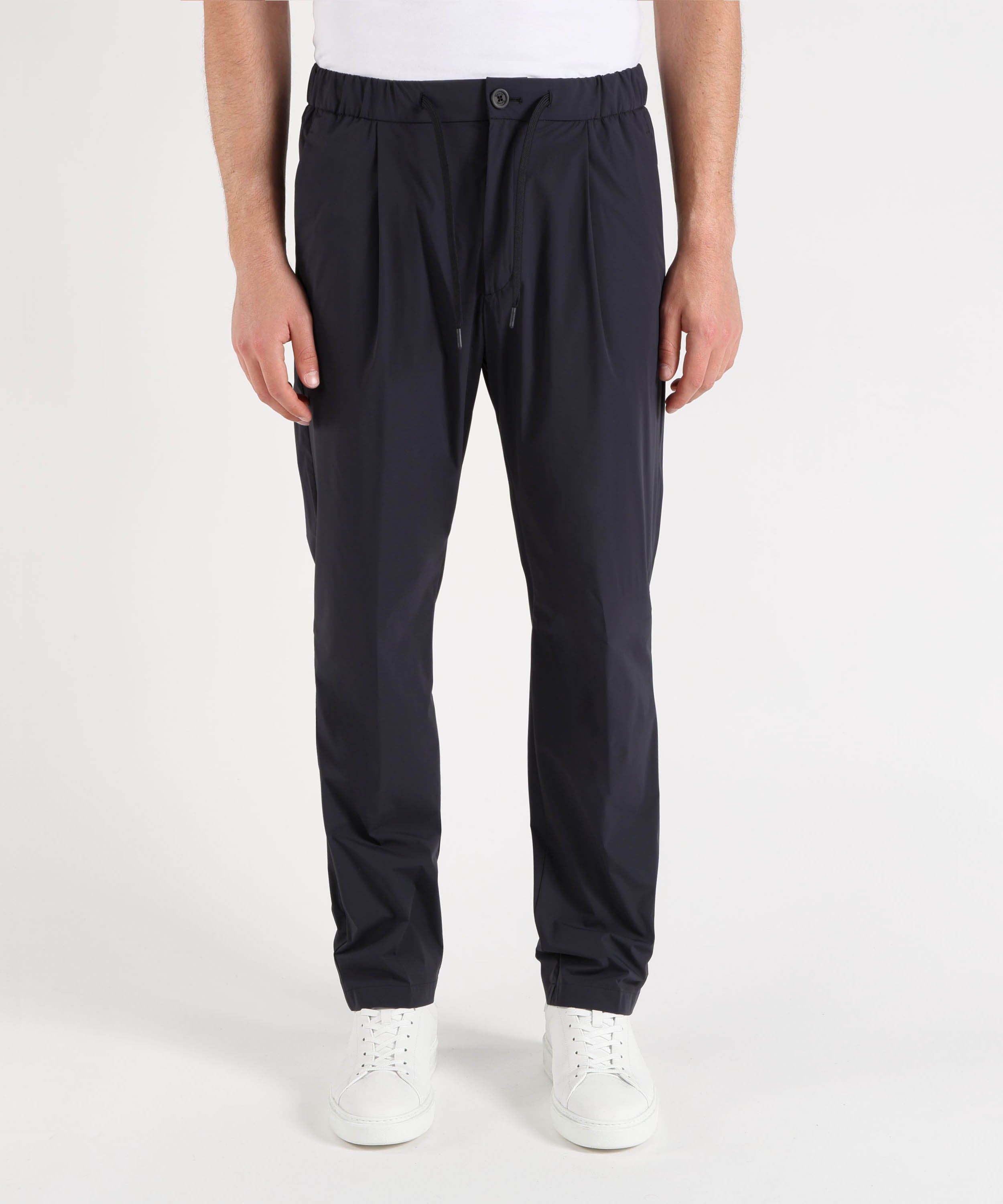 Pantaloni HERNO Pantalone Uomo in Nylon Stretch Blu | HERNO