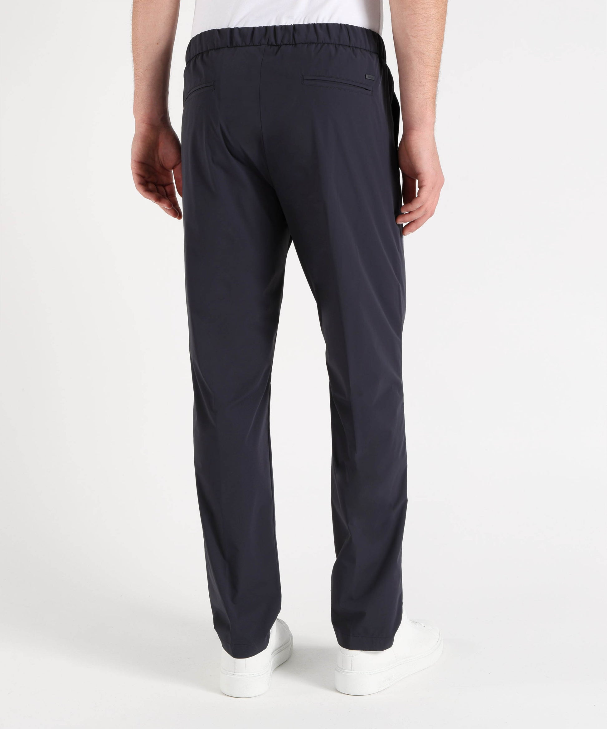 Trousers HERNO Men’s stretch nylon trousers Blu | HERNO