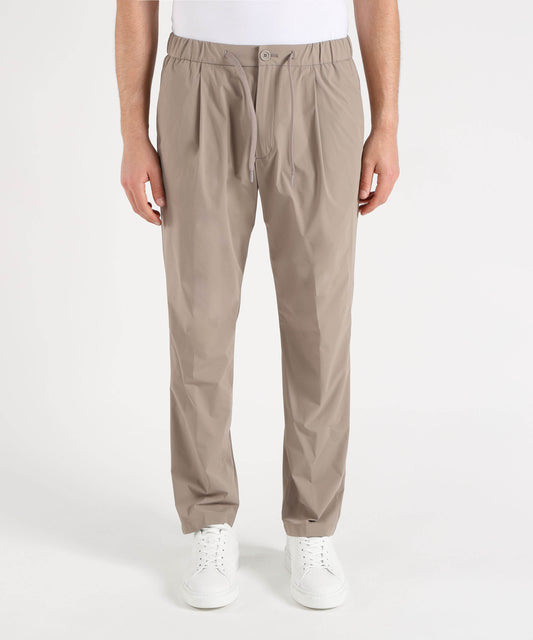 Pantaloni HERNO Pantalone Uomo in Nylon Stretch Tortora | HERNO