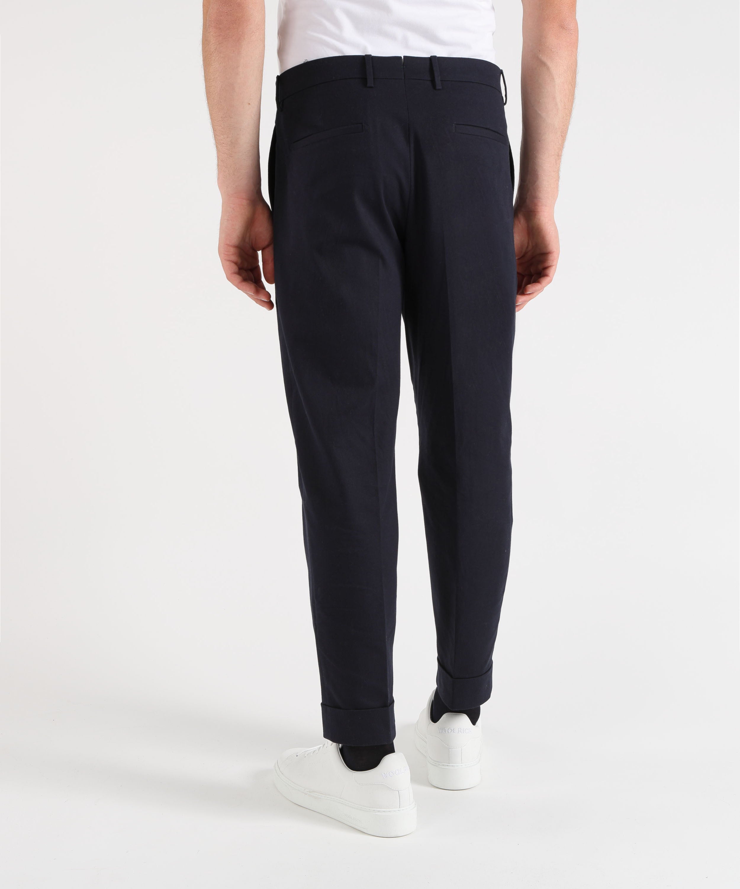Pantaloni BERWICH Pantalone Chino Modello Chiaia Navy | BERWICH