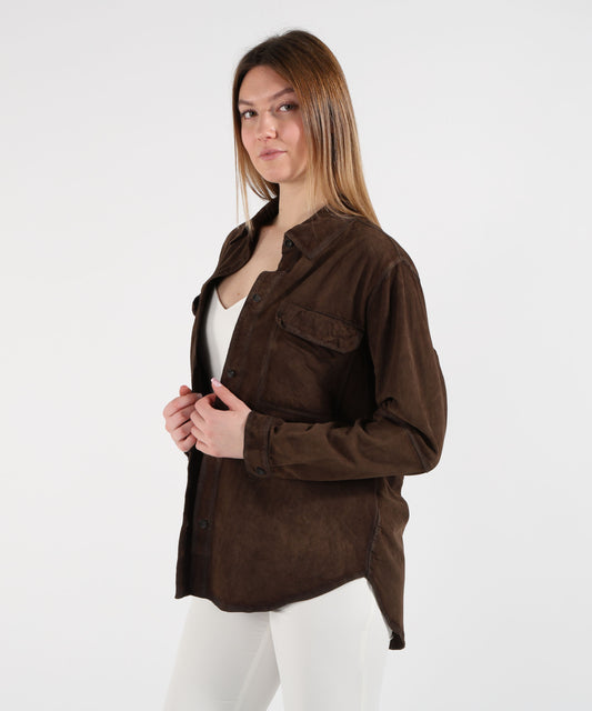 THE JACKIE LEATHERS Giacca camicia vesuvio