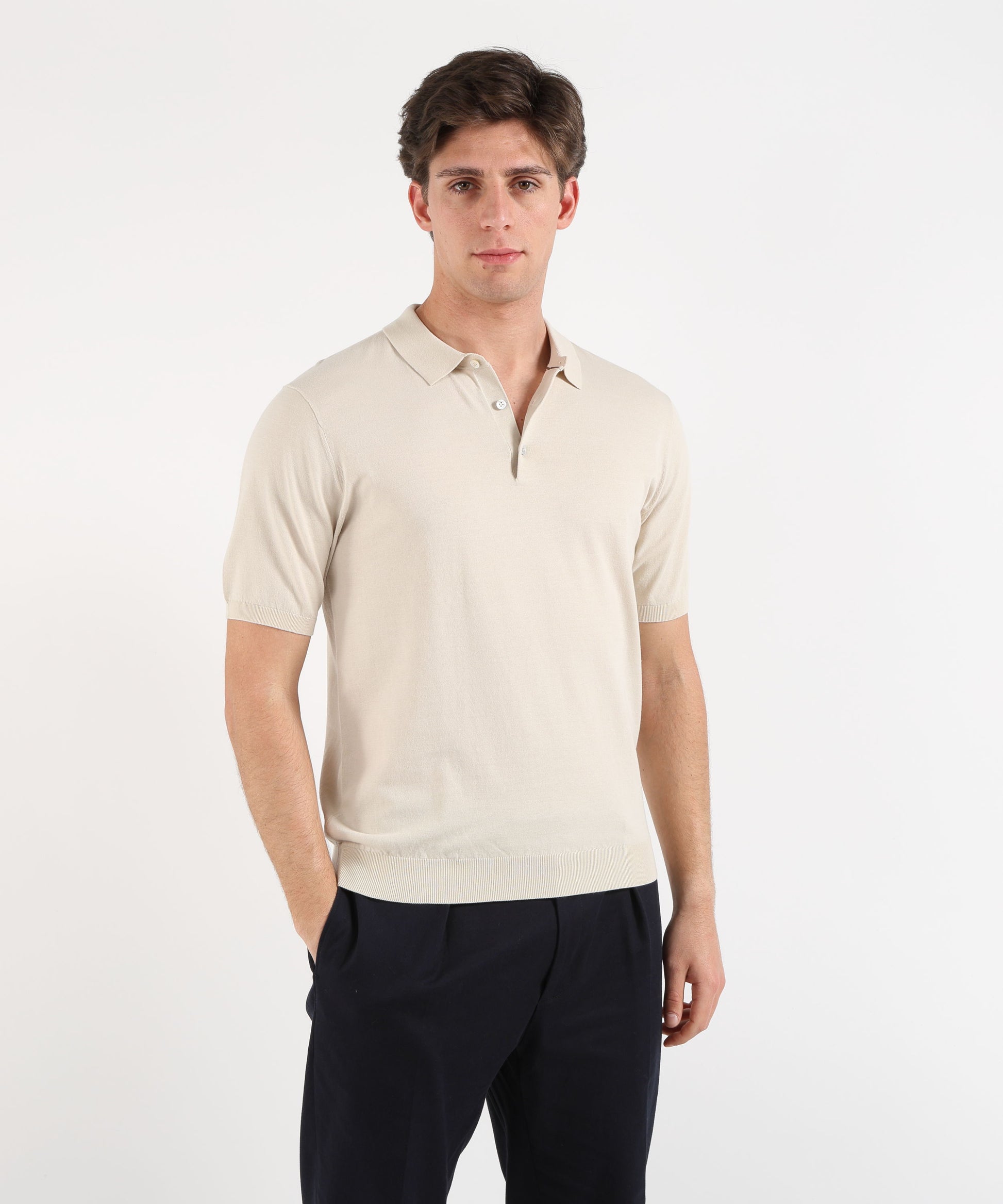 Polo shirts JECKERSON short-sleeve polo shirt Beige chiaro | JECKERSON