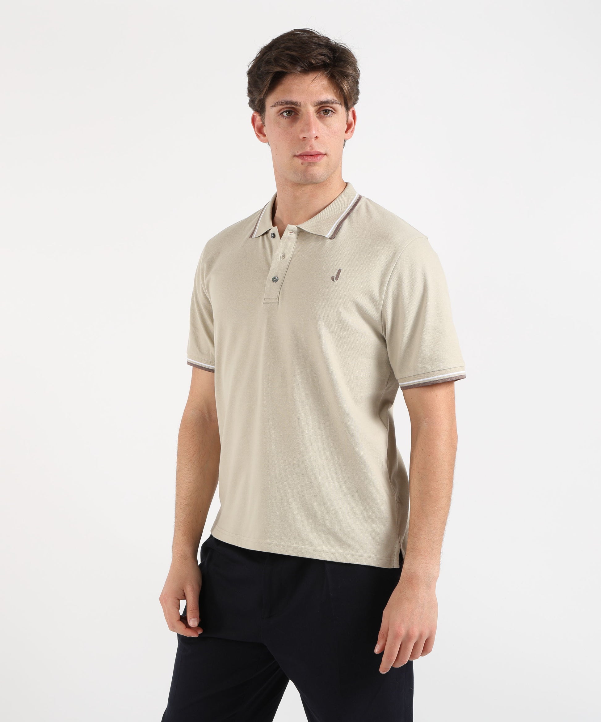Polo shirts JECKERSON Fessino short-sleeve polo shirt Beige chiaro | JECKERSON