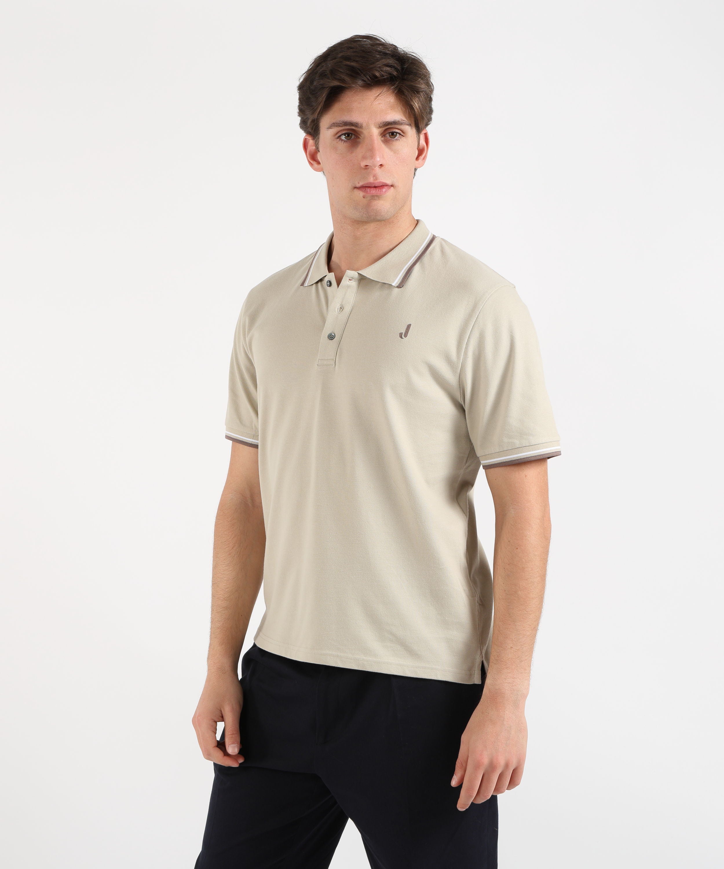 Polo JECKERSON polo fessino mc Beige chiaro | JECKERSON