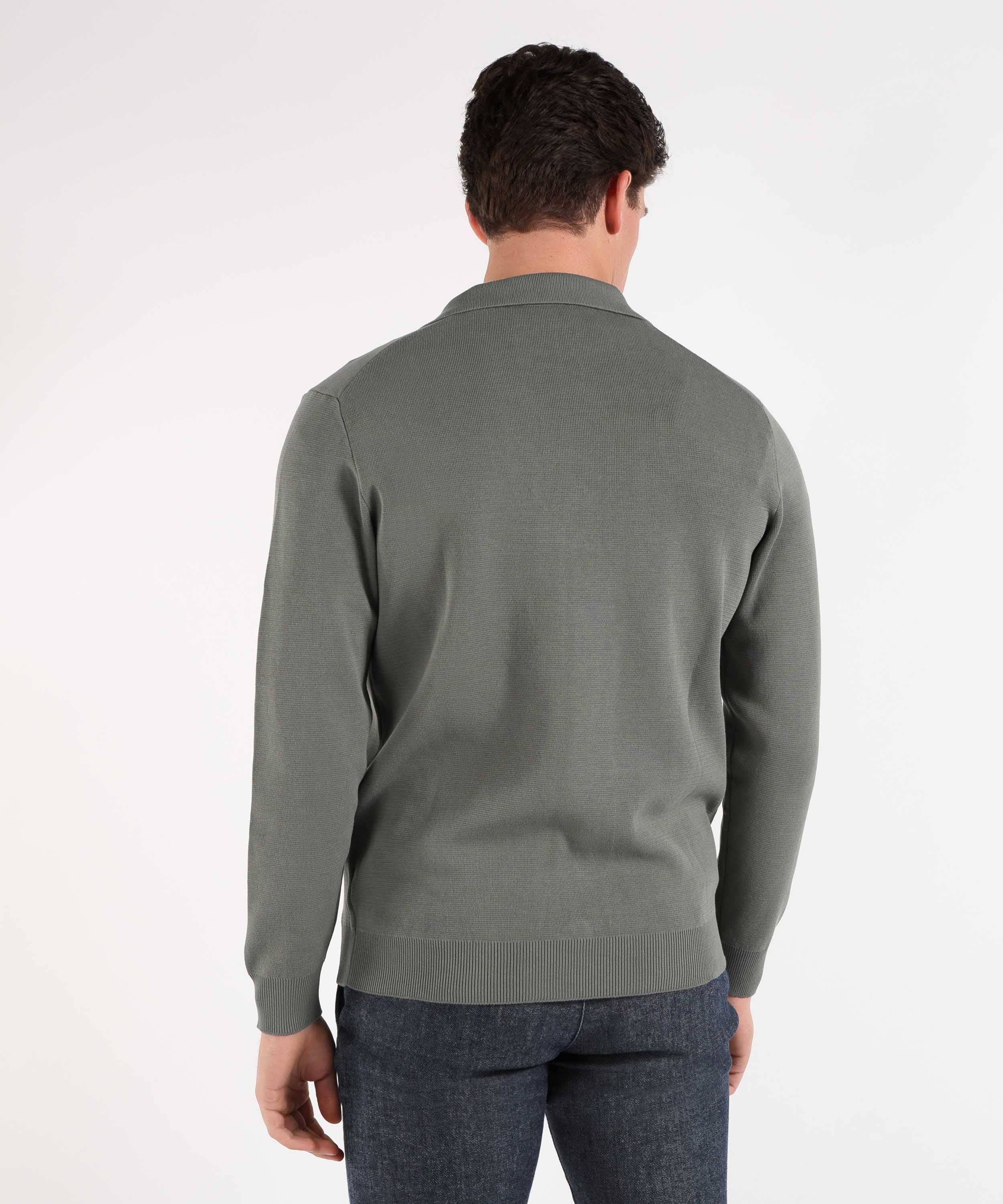 Giacche FILIPPO DE LAURENTIIS Blouson in crepe cotton con doppia tasca Verde | FILIPPO DE LAURENTIIS