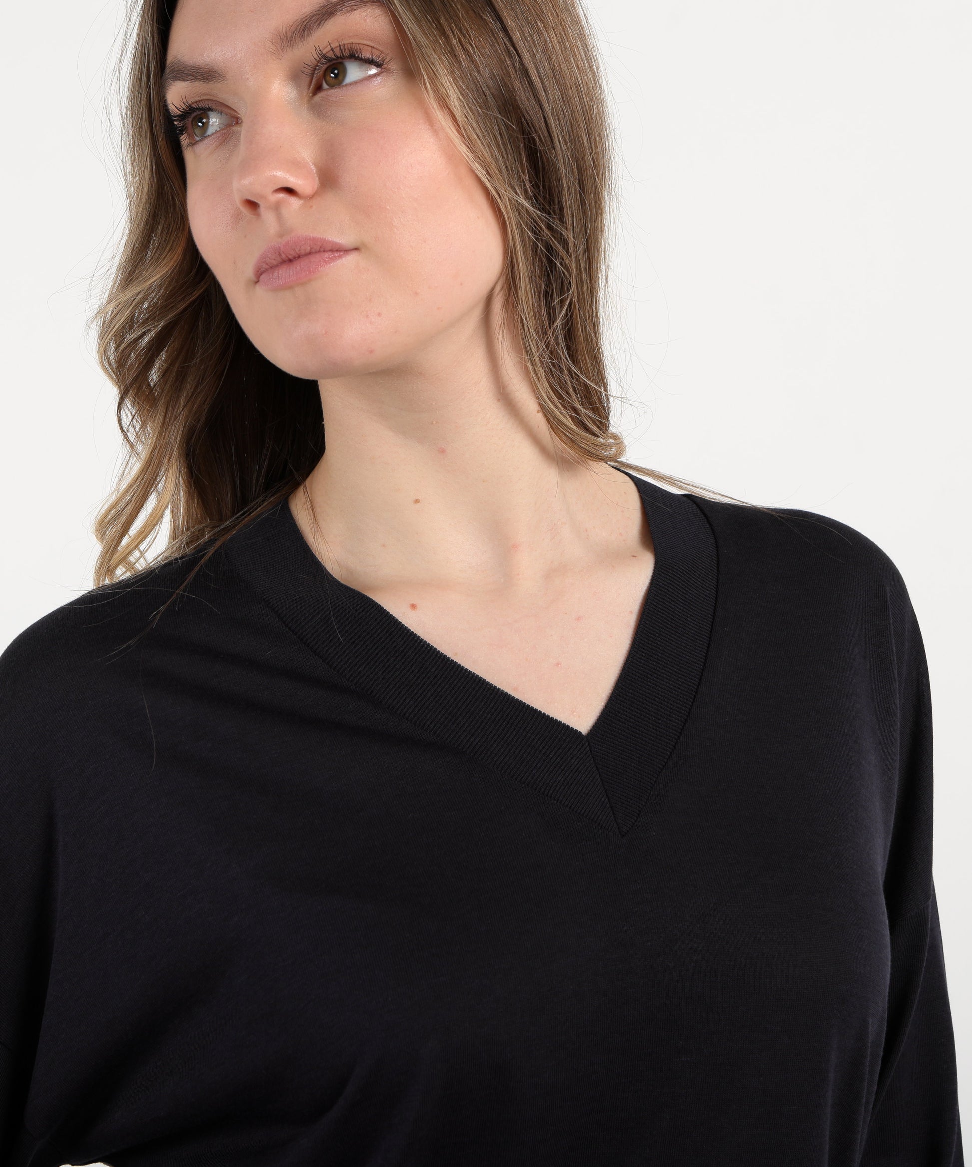 Maglie HERNO Maglia scollo a V Blu | HERNO