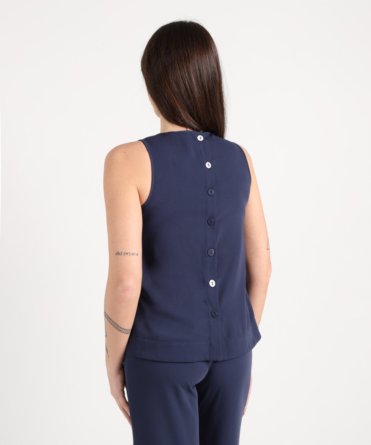 MAIDA MILA Women’s Soft Tank Top with Button Closure