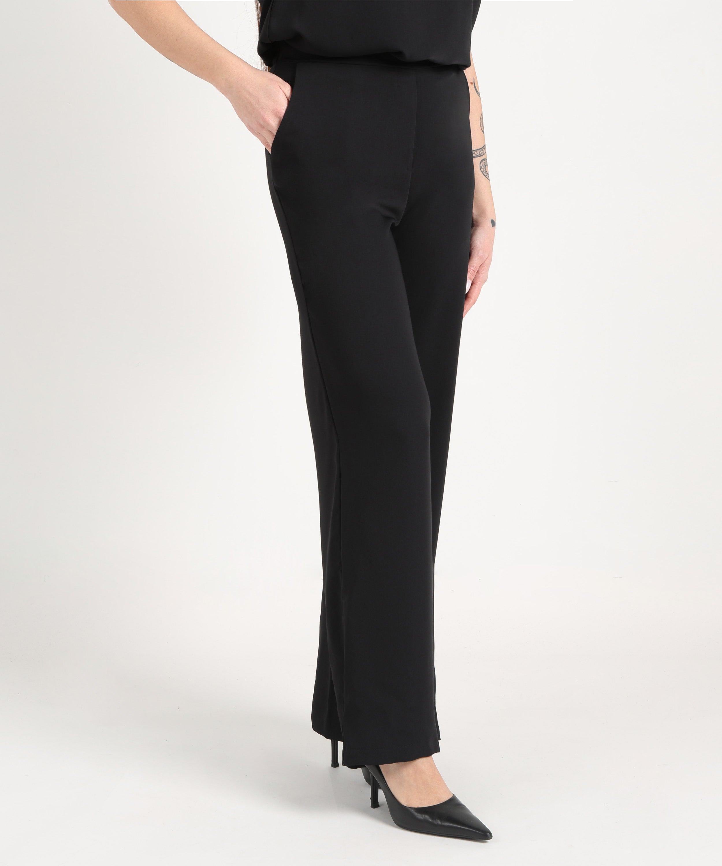 MAIDA MILA Pantalone Donna Ampio e Morbido