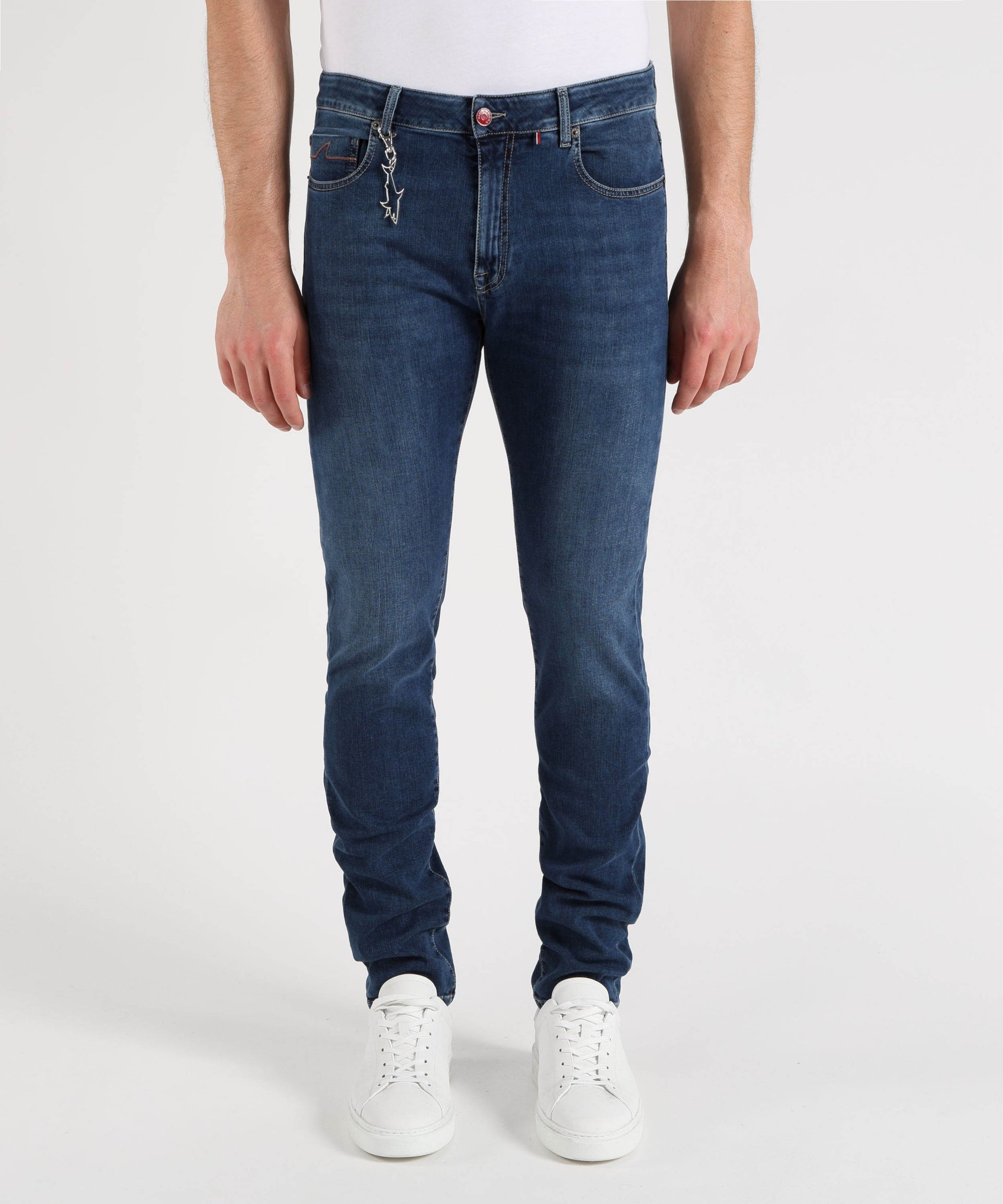 PAUL&SHARK Jeans Red Rivet in cotone Giza