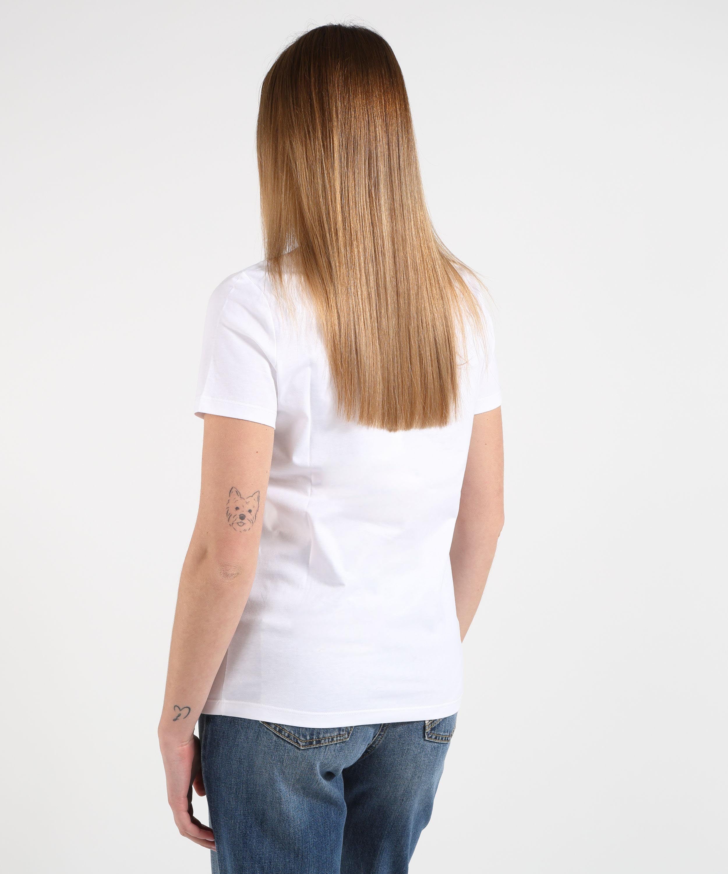 ELISABETTA FRANCHI T-shirt in jersey con logo ricamato