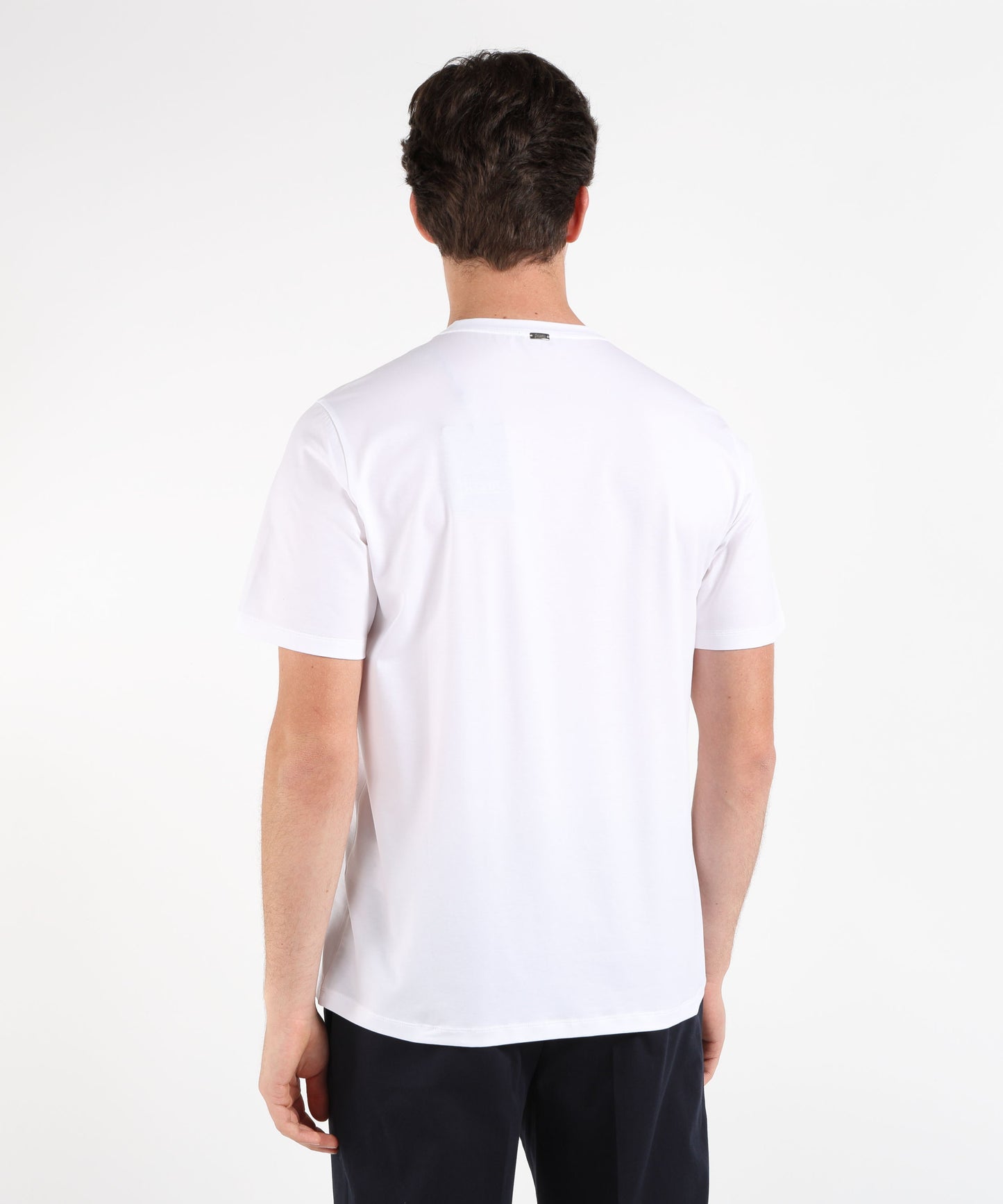 HERNO Superfine stretch cotton T-shirt