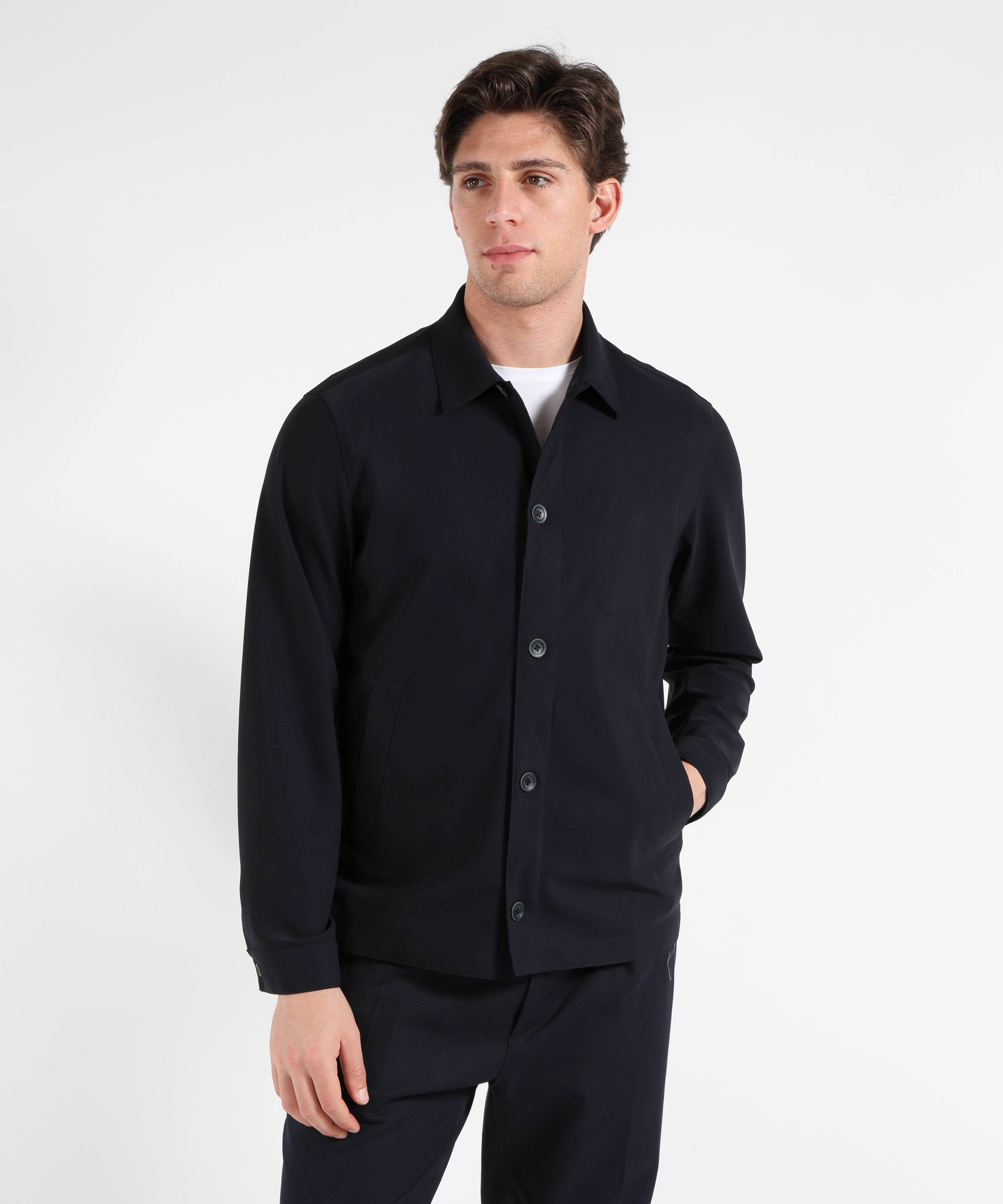 Giubbini HERNO SHACKET IN LIGHT SCUBA Blu | HERNO