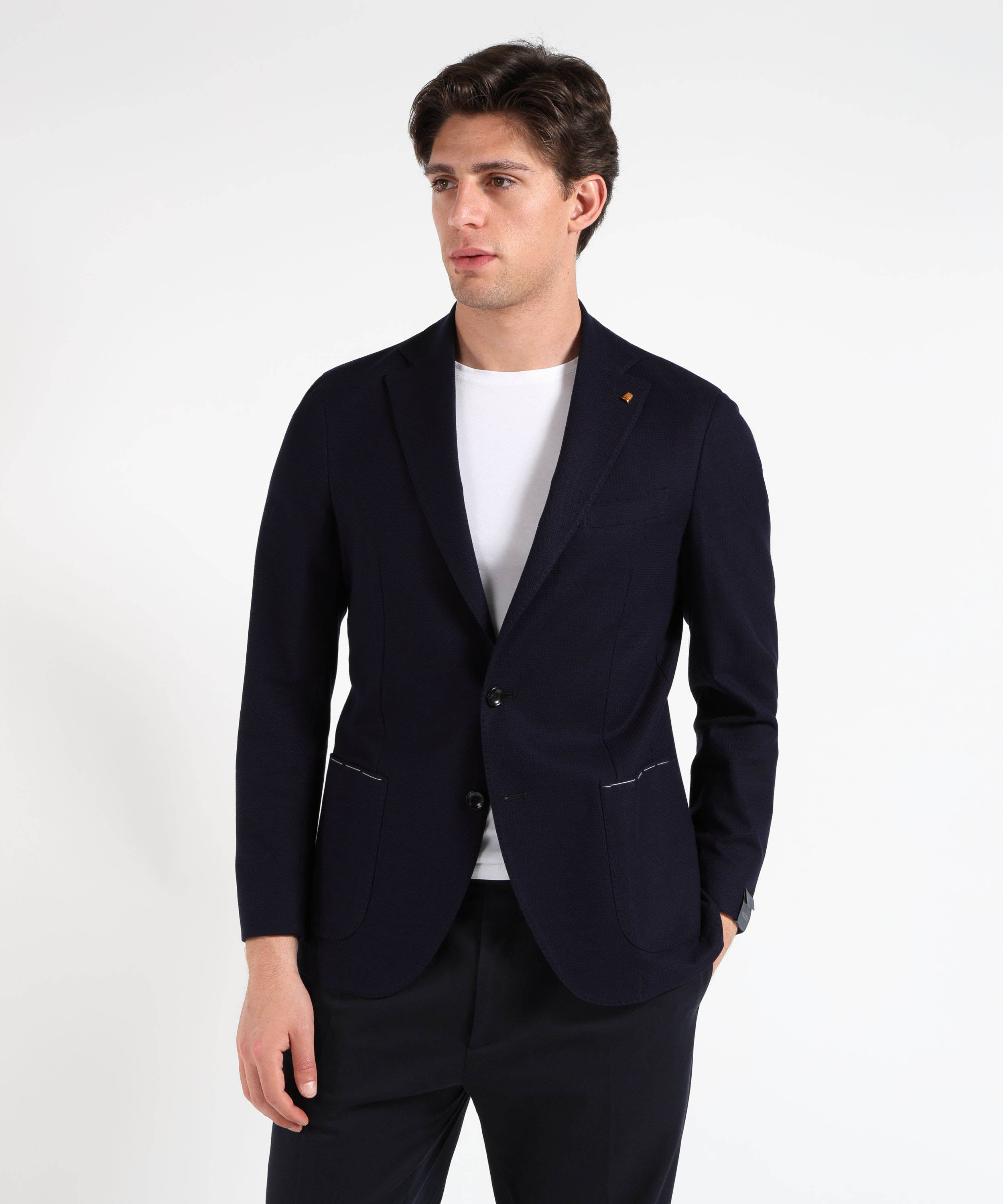 Jackets LATORRE Men’s two-button jacket – Ammaliato fabric Blu | LATORRE